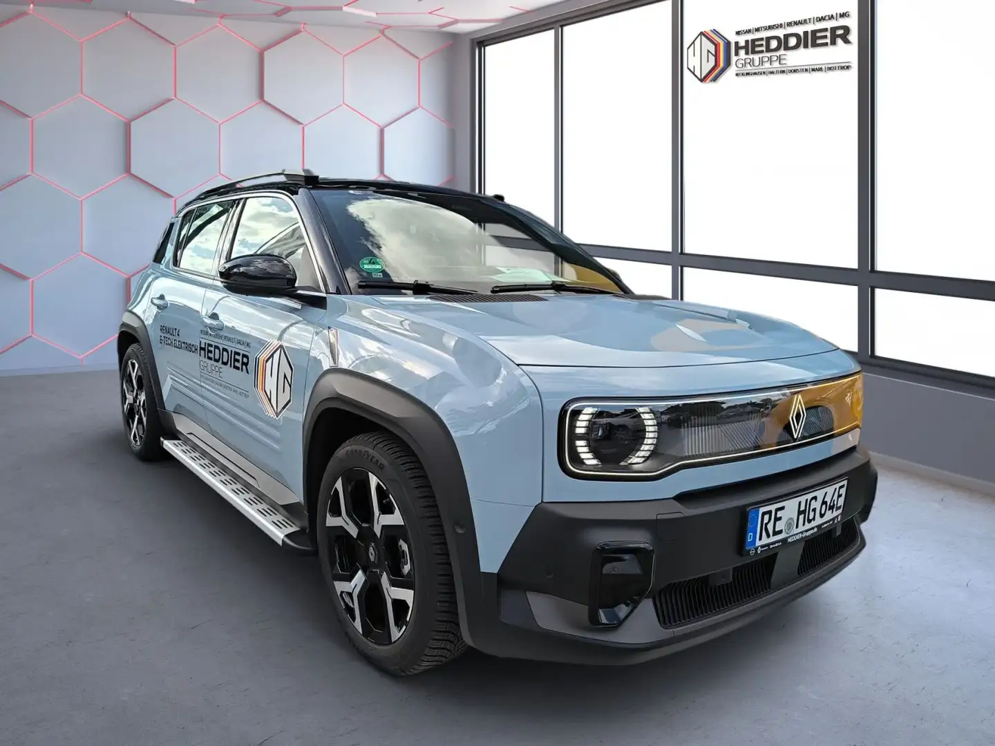 Renault R 4 4 E-Tech Techno 150 Comfort Range *NAVI*ALU*Ganz Blau - 2