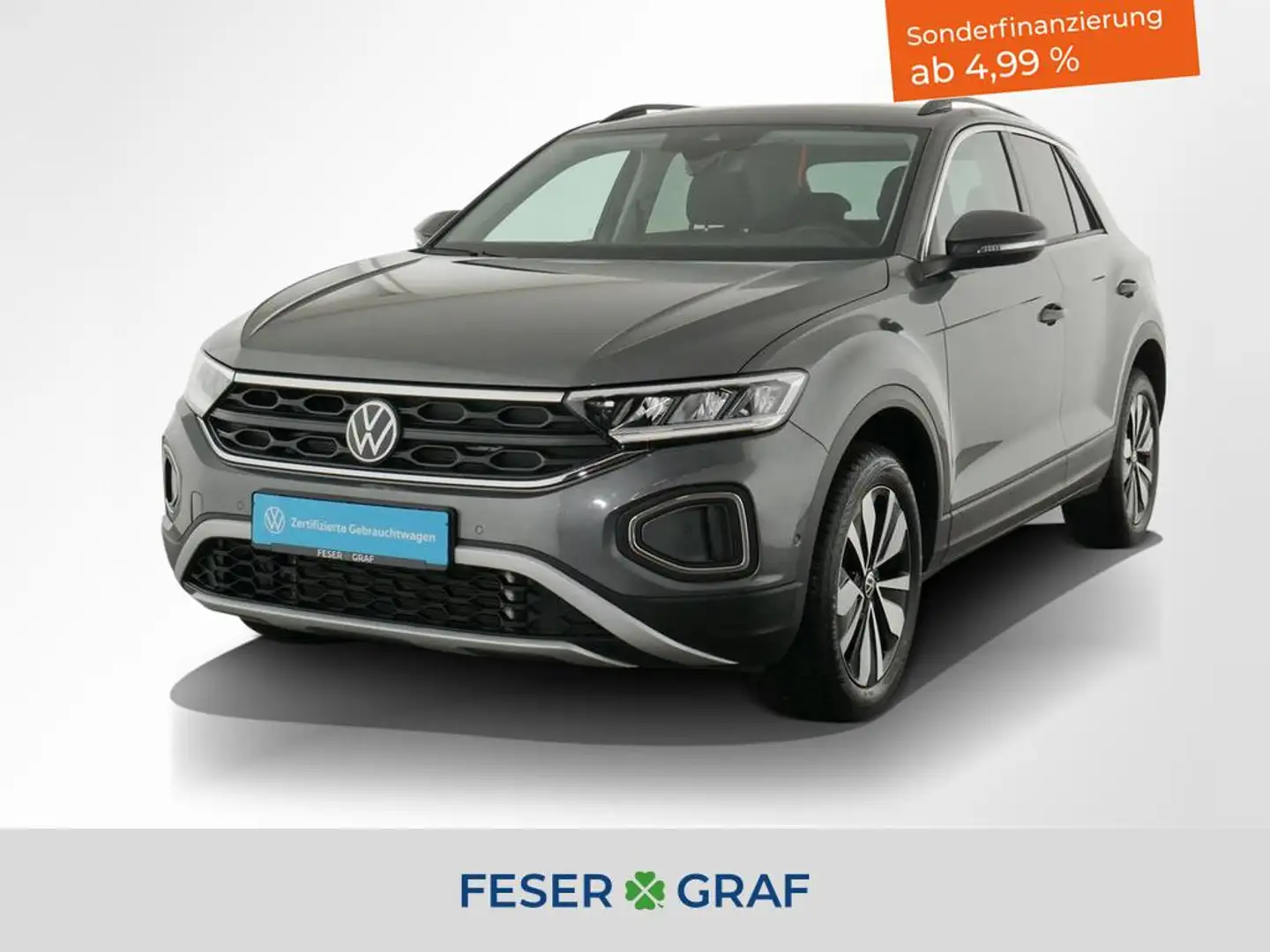 Volkswagen T-Roc 1.5TSI DSG Move LED/Navi Disco/Kamera Grau - 1