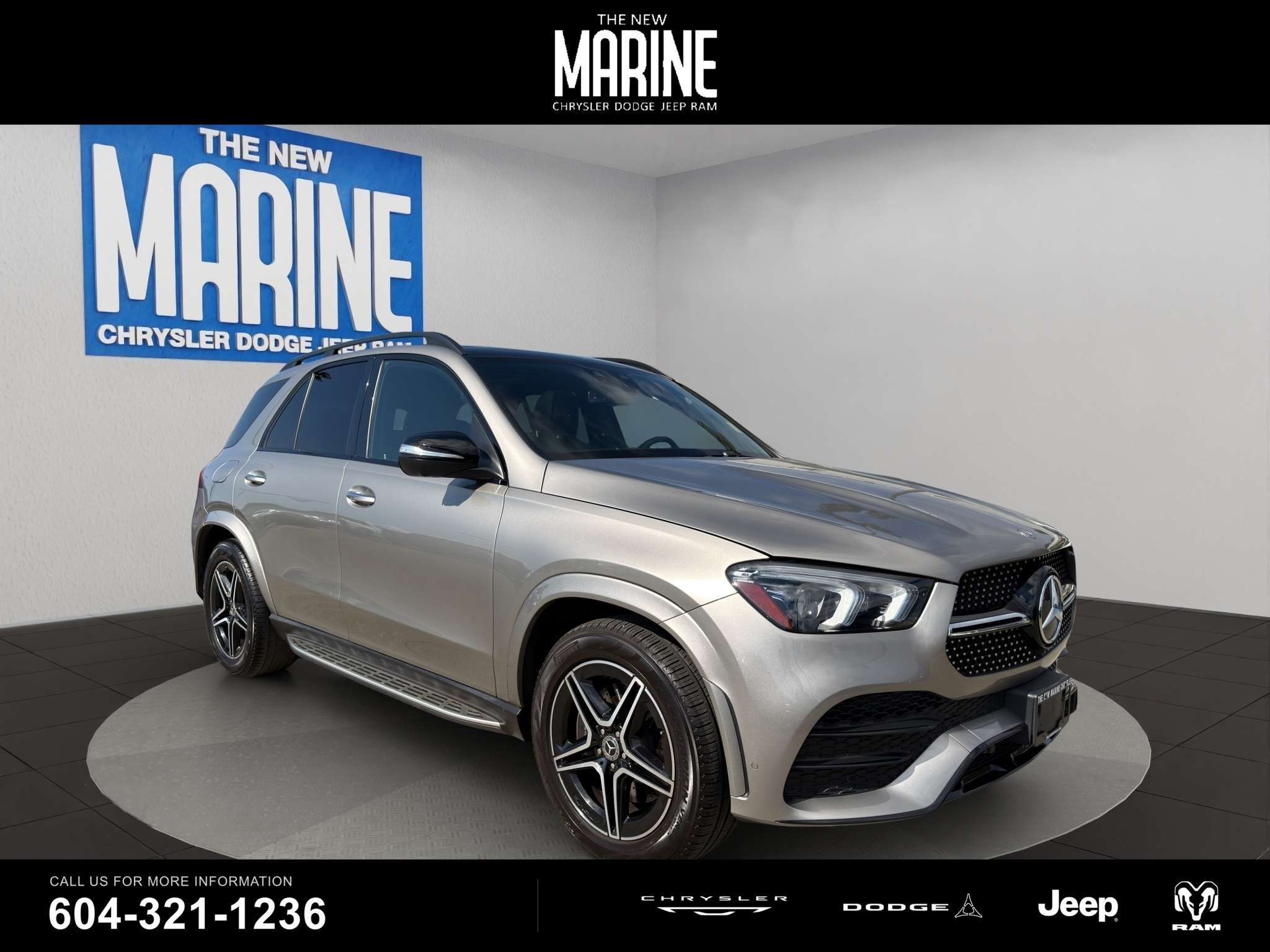 Gray 2020 Mercedes-Benz GLE SUV / Crossover All-Wheel Drive Automatic