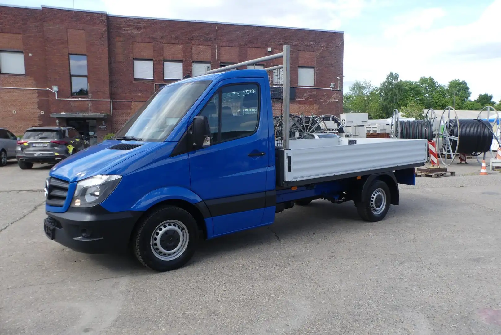 Mercedes-Benz Sprinter 313 Maxi L4 Automatik*Navi*AHK*1.Hand* Bleu - 1