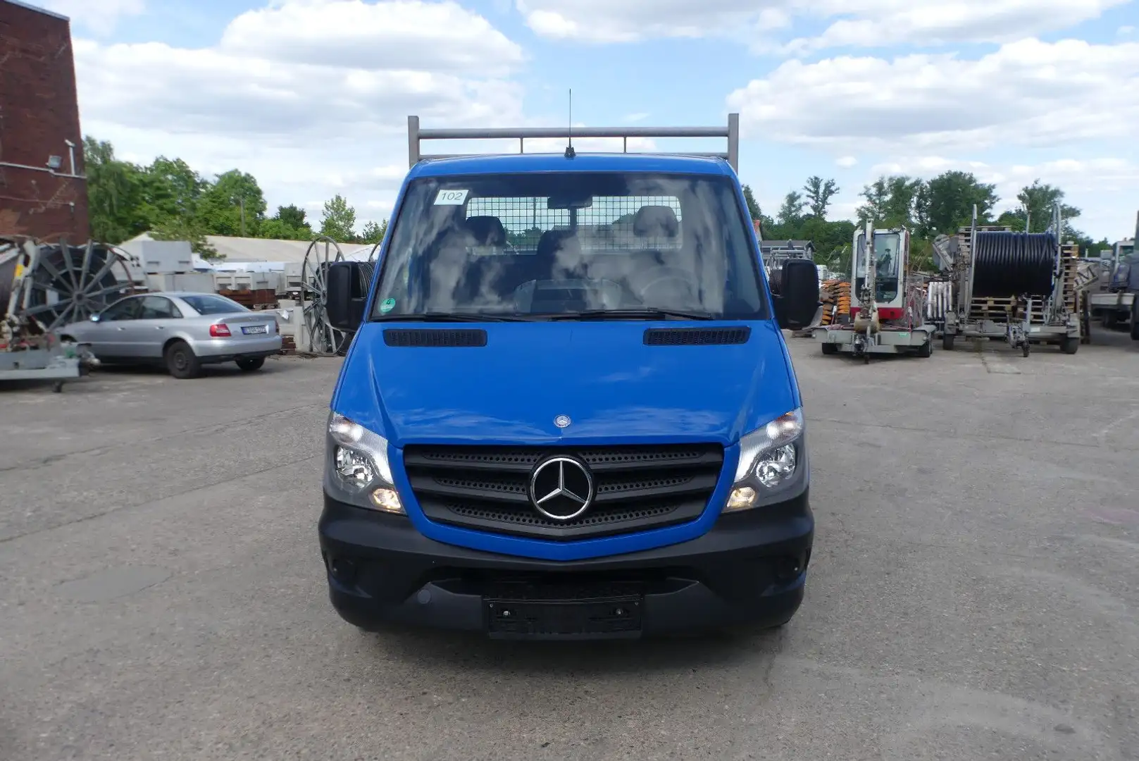 Mercedes-Benz Sprinter 313 Maxi L4 Automatik*Navi*AHK*1.Hand* Bleu - 2