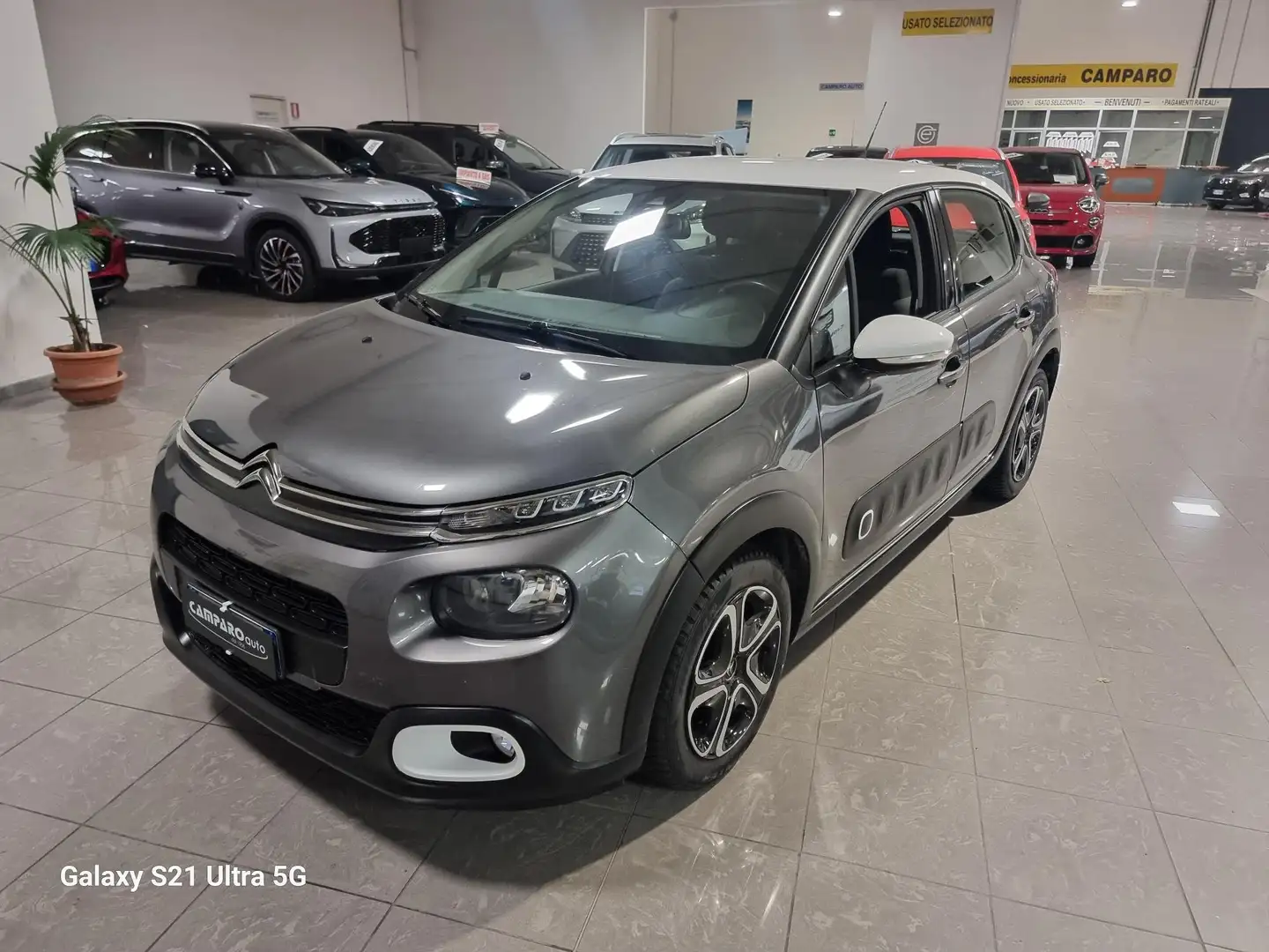 Citroen C3 1.2 puretech Shine Gpl 82cv OK NEOPATENTATI Grigio - 1