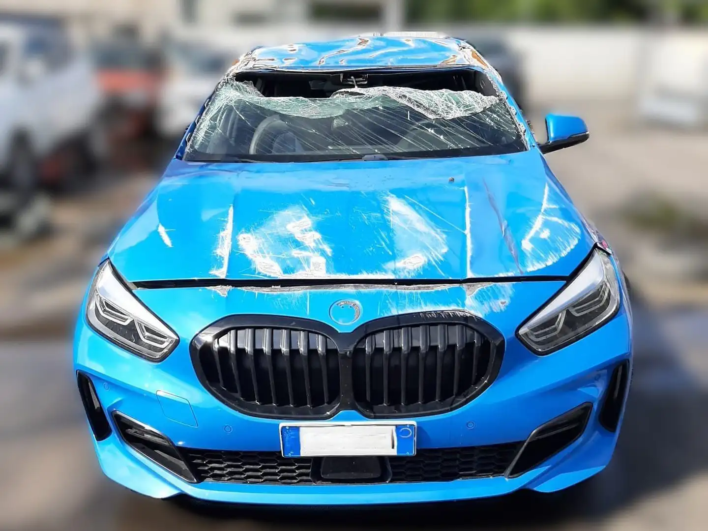 BMW 118 Serie 1 F40 118d Sport auto Blue - 1
