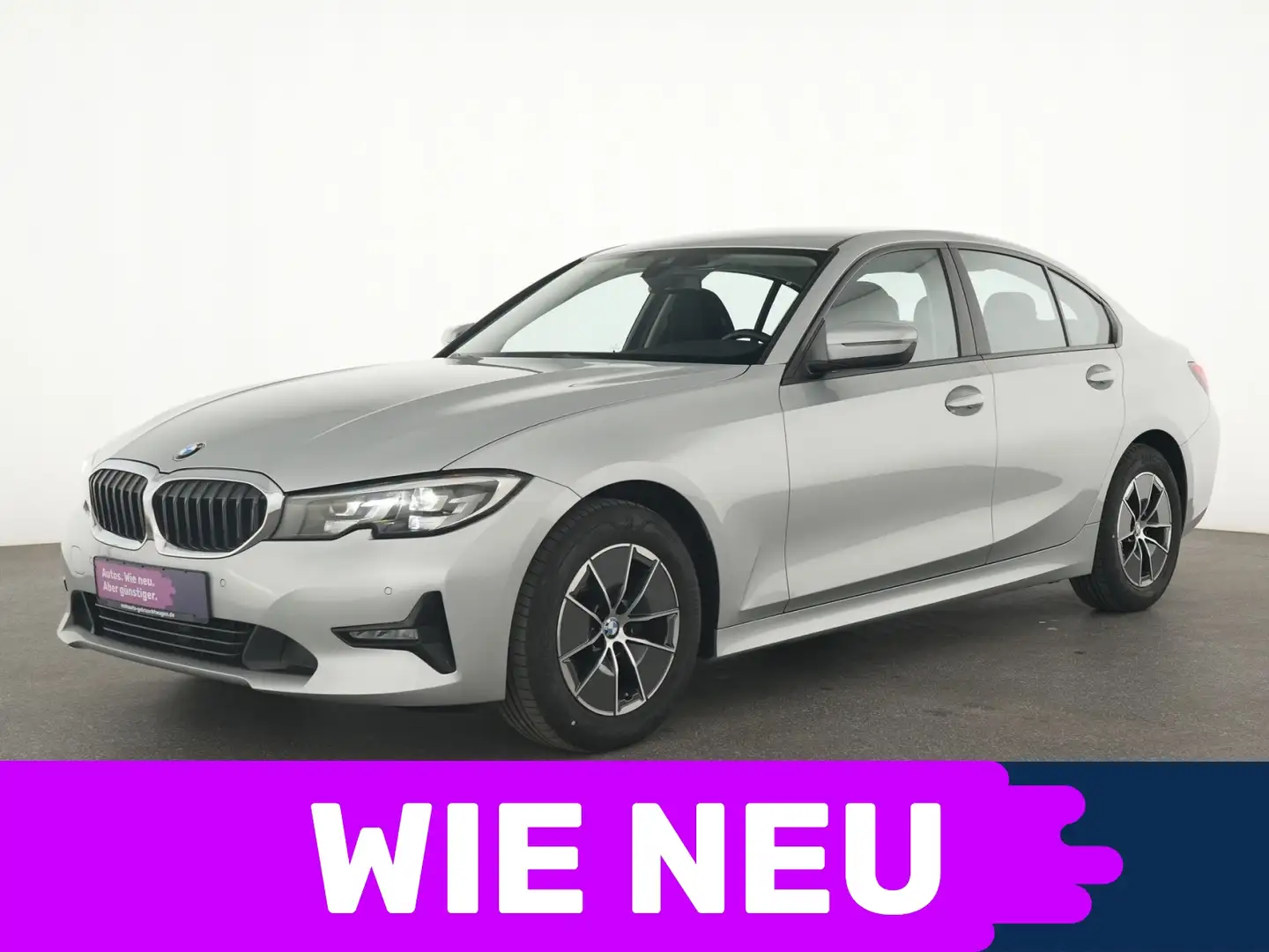BMW 318 d Advantage Navigation|PDC|SHZ|LED|Tempomat Silber - 1