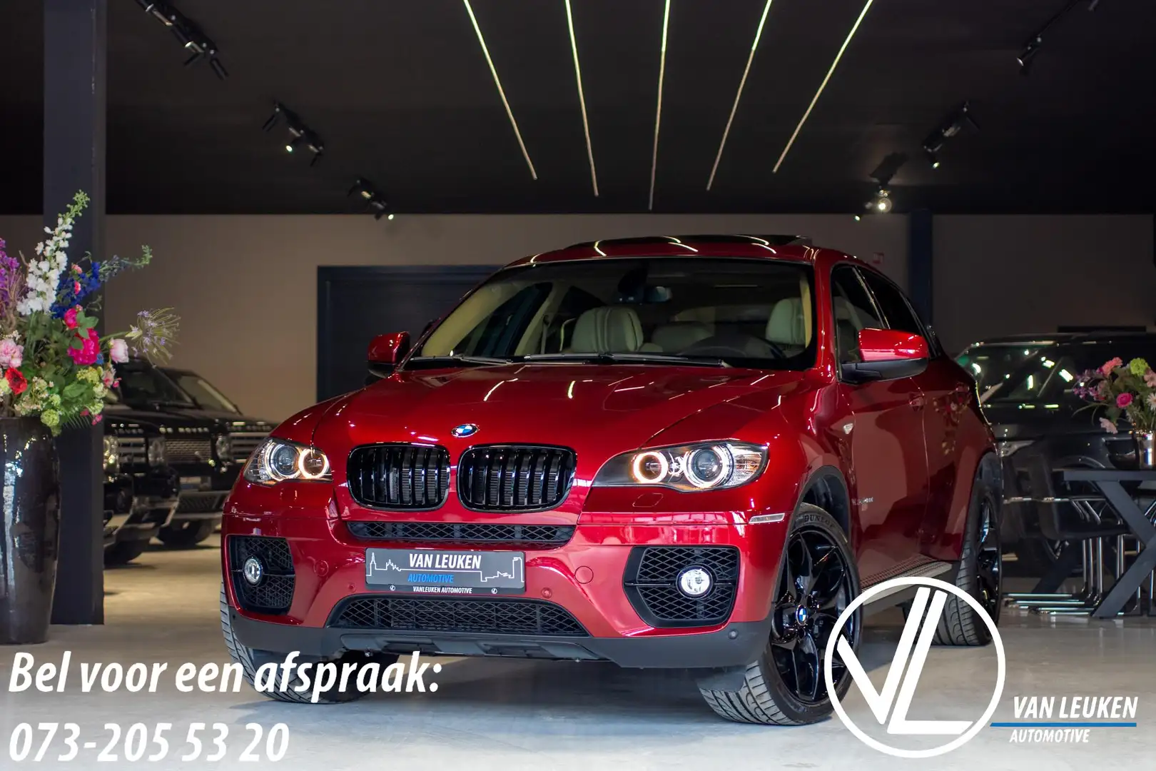 BMW X6 xDrive50i HE Youngtimer 37.950 EX BTW Rood - 1