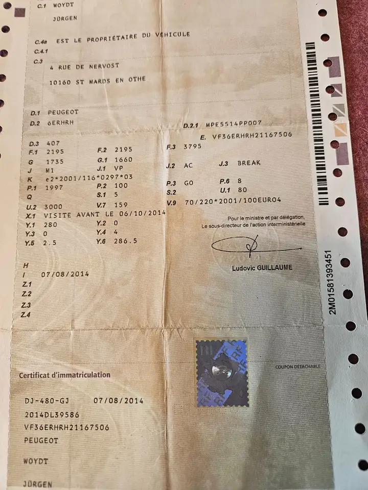 Peugeot 407 SW 2.0 HDi 16V 136ch FAP FÃ©line