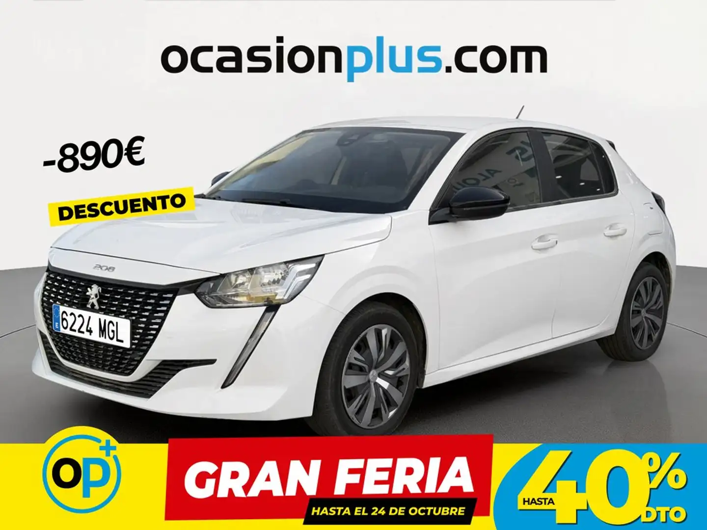 Peugeot 208 1.2 Puretech S&S Active Pack 100 Blanco - 1