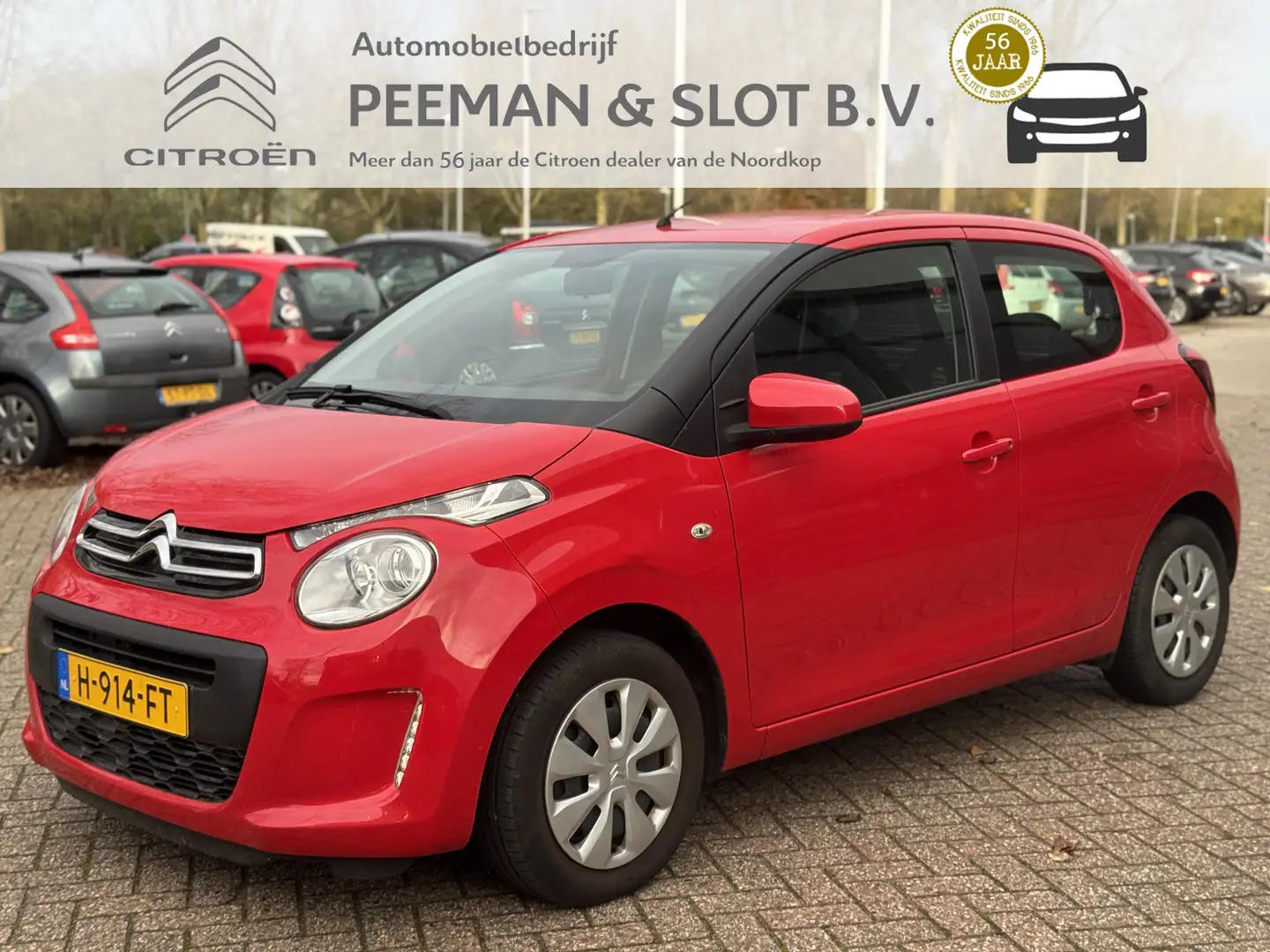 Citroen C1 1.0 VTi Feel Camera|Airco|1ste eigenaar! Rouge - 1
