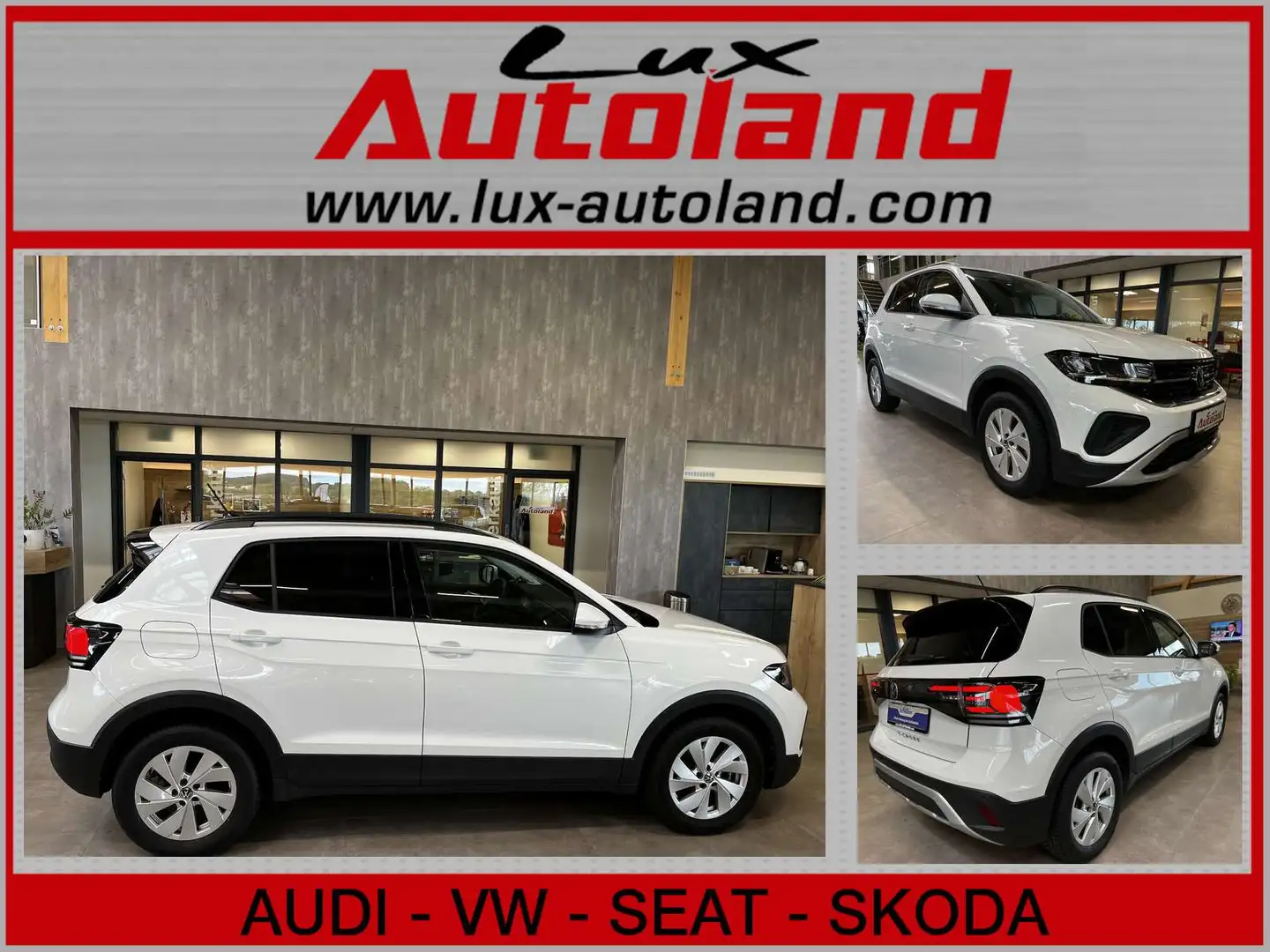 Volkswagen T-Cross 1.0 TSI DSG Life ACC Kamera App IQ.Drive Blanc - 1