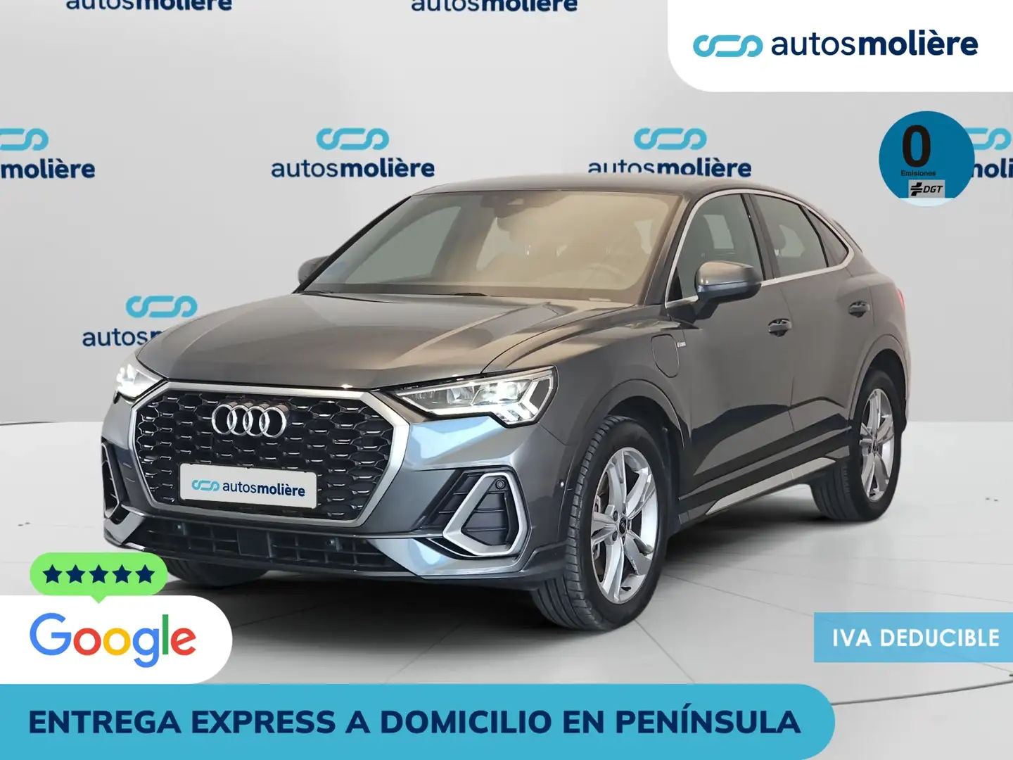 Audi Q3 Sportback 45 TFSIe S line S-tronic Gris - 1