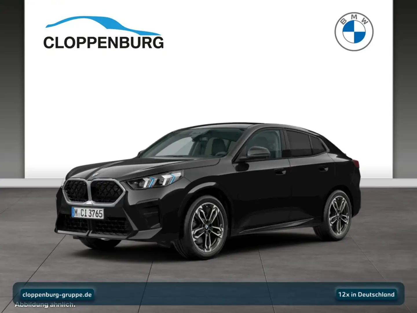 BMW X2 sDrive20i Head-Up+AHK+Navi+360°+ACC+SHZ+KeyGO Schwarz - 1
