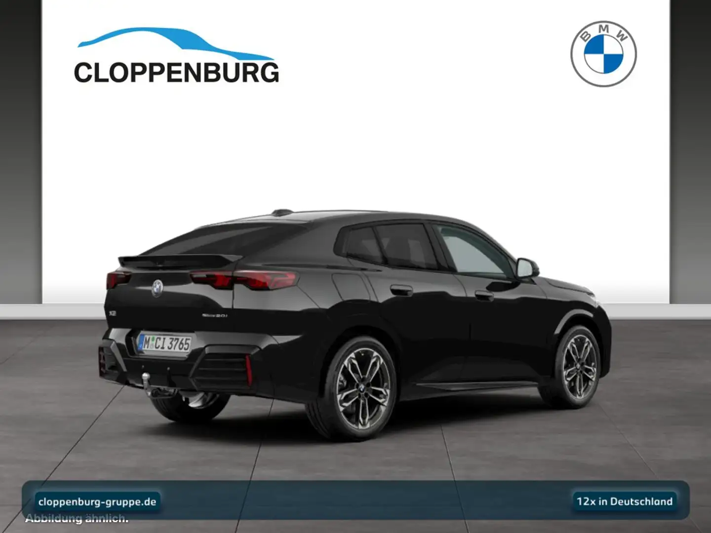 BMW X2 sDrive20i Head-Up+AHK+Navi+360°+ACC+SHZ+KeyGO Schwarz - 2