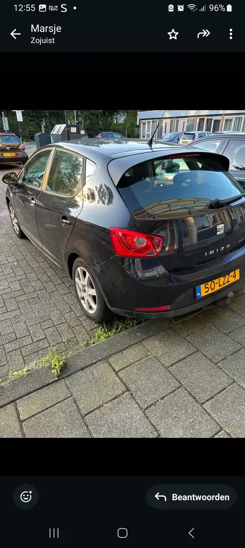 SEAT Ibiza Ibiza 1.2 TDI Reference Ec Zwart - 2