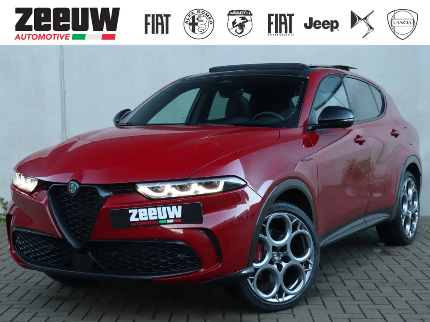 Alfa Romeo Tonale 1.3T PHEV 280 PK Veloce | Pano | Leder | Harman | Rood - 1