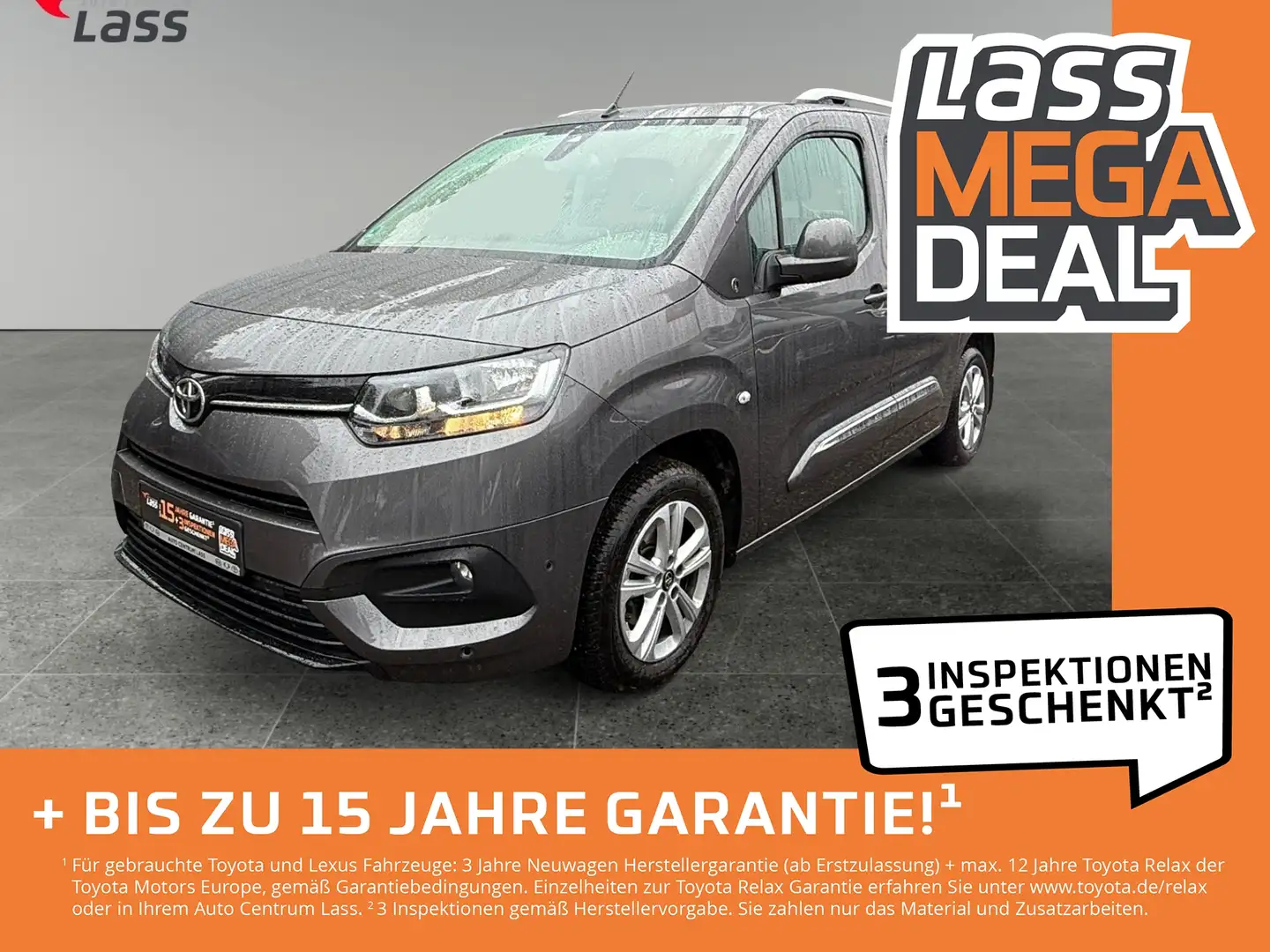 Toyota Proace City Verso 1.2 L1 D Team Deutschland ACC Grijs - 1