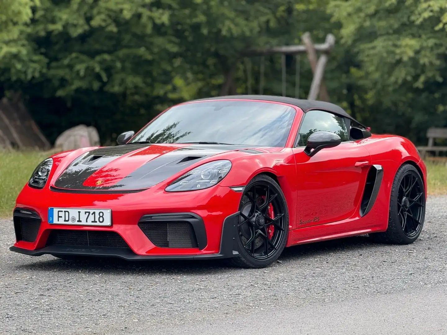 Porsche Boxster 718 Spyder RS °Weissach°LIFT°BOSE°XPEL° Rot - 1