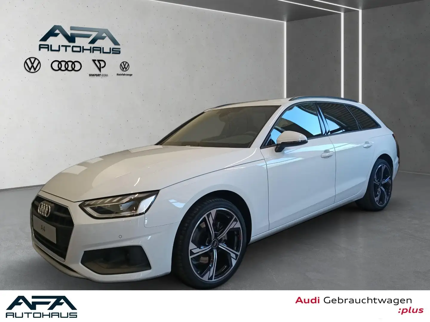Audi A4 Avant 35 TFSI S tronic S-Line*AHK*LM19*RFK*ACC Weiß - 1