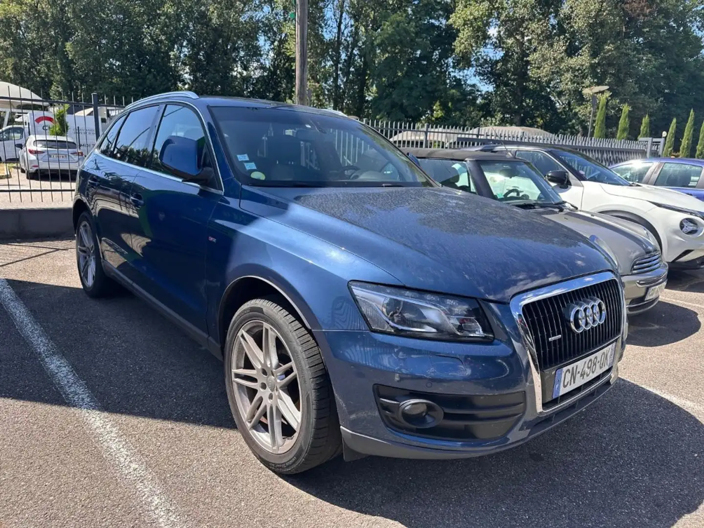 Audi Q5 3.0 TDI BVA S-Line Bleu - 1