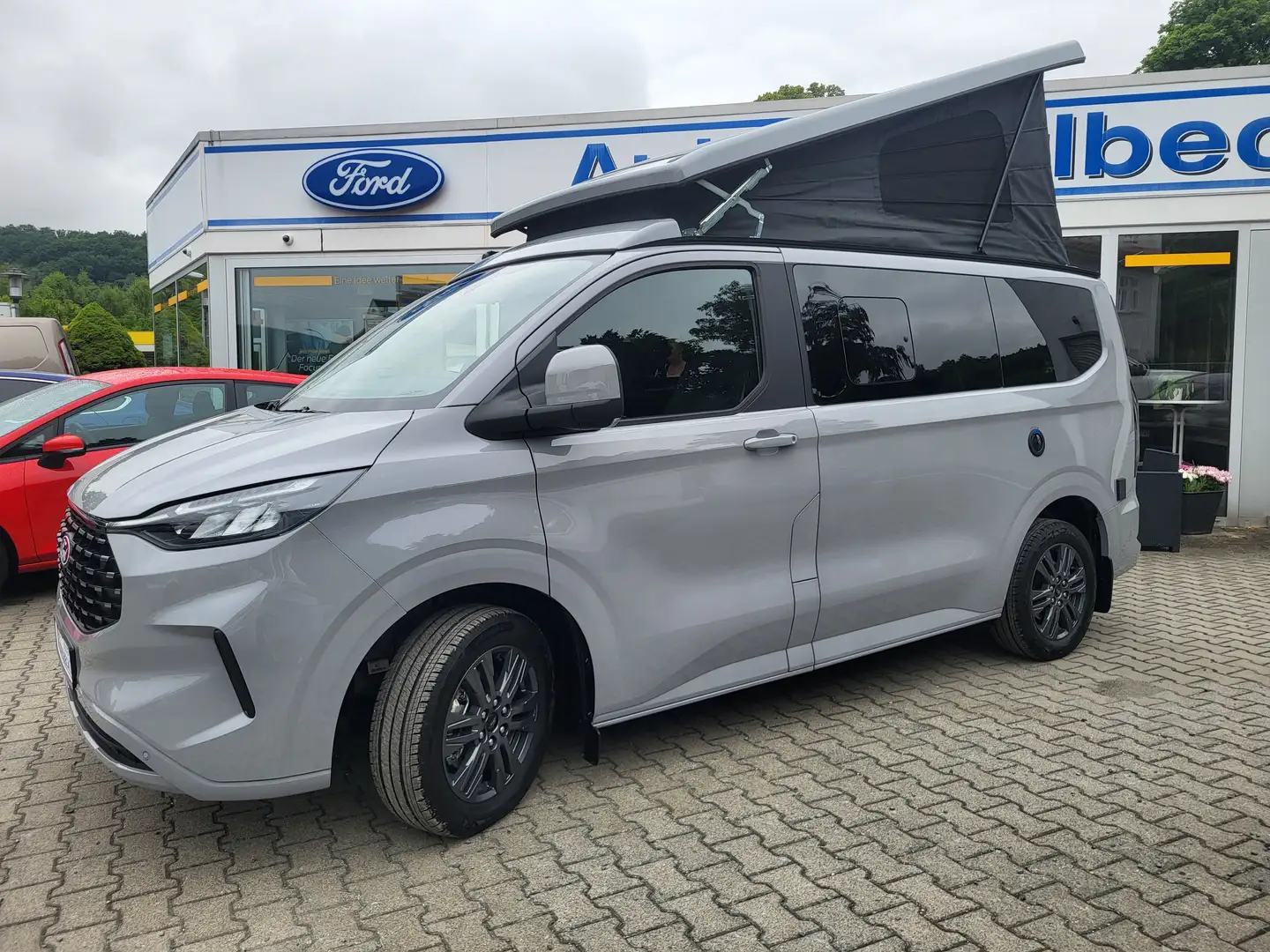 Ford Tourneo Custom 320 L1 Nugget Titanium/PV-Anlage/AHK Gris - 2