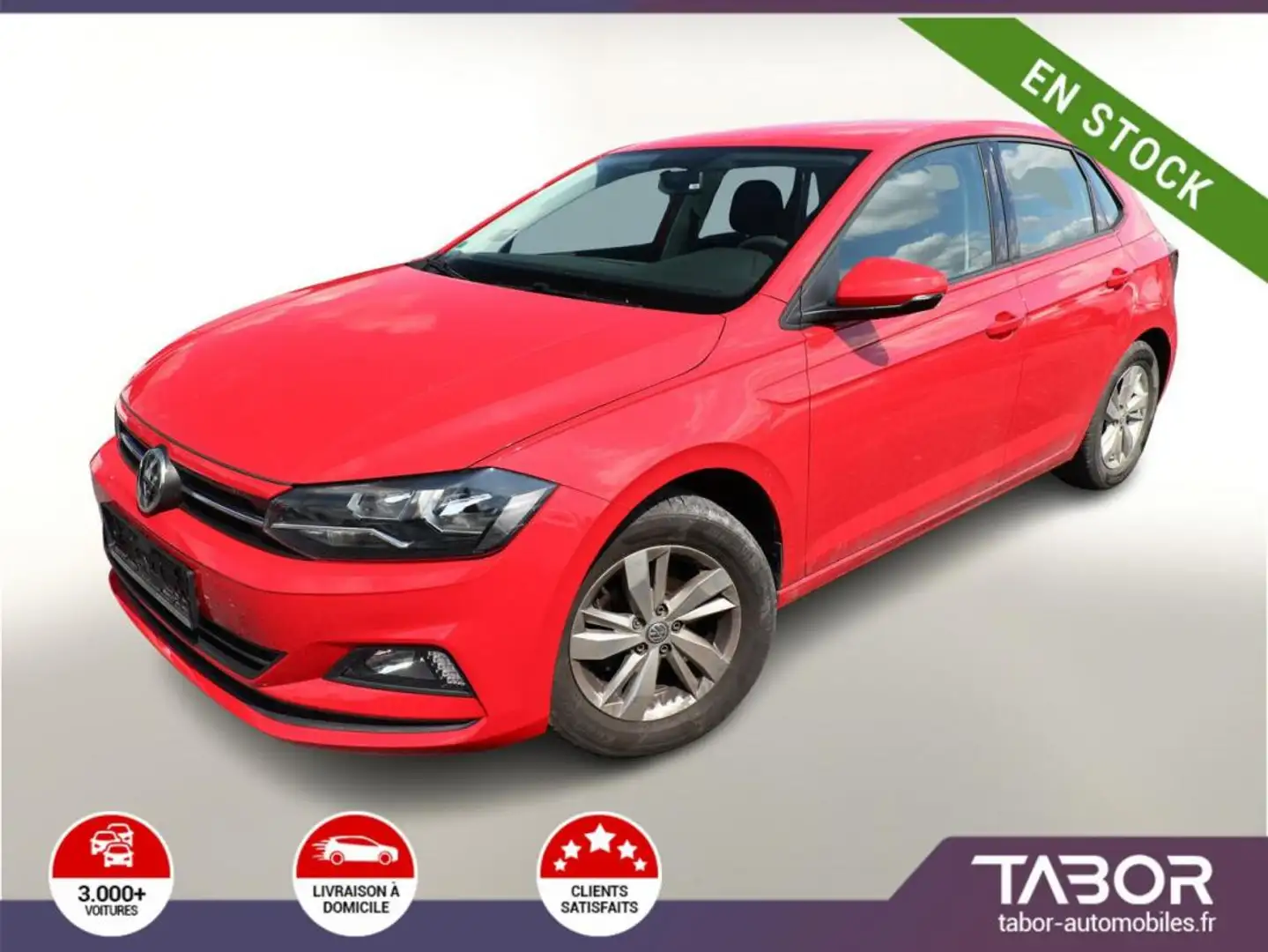 Volkswagen Polo 1.0 TSI 95 Comfortline Clima Rot - 1