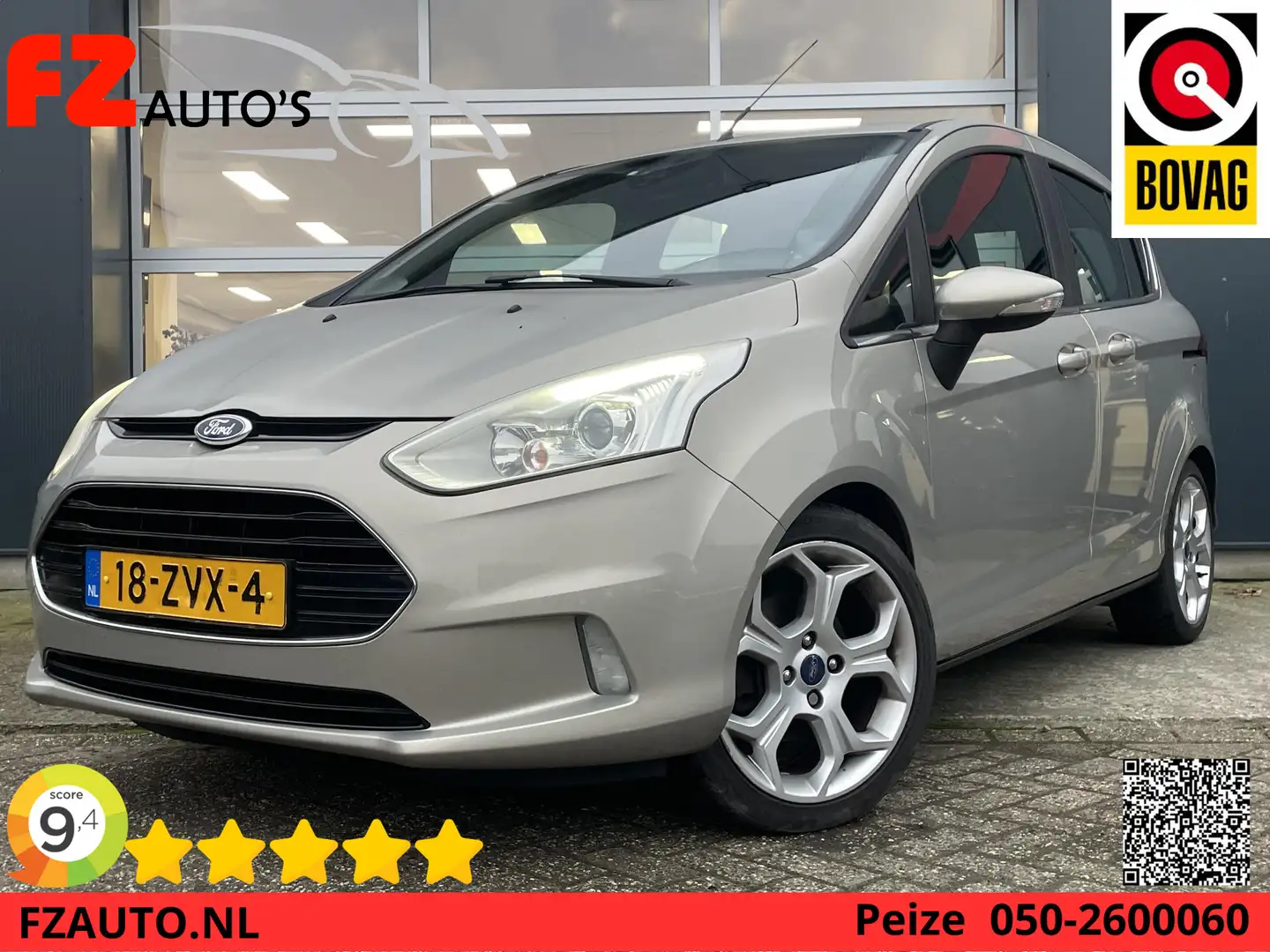 Ford B-Max 1.0 EcoBoost Titanium - Stoelverwarming - Climate Grau - 1