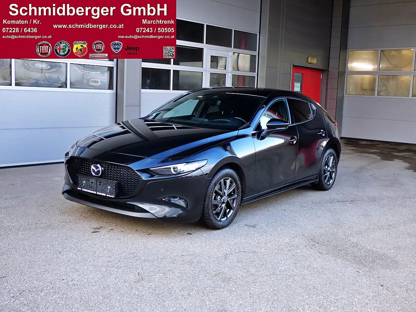 Mazda 3 Mazda3 e-Skyactiv-G122 Homura 8 fach Bereift Schwarz - 1