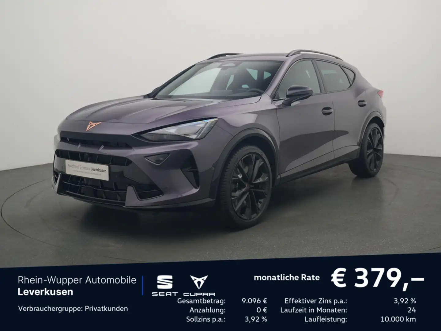 CUPRA Formentor TSI 2.0 TSI VZ 4Drive BLACK EDITION Mauve - 1