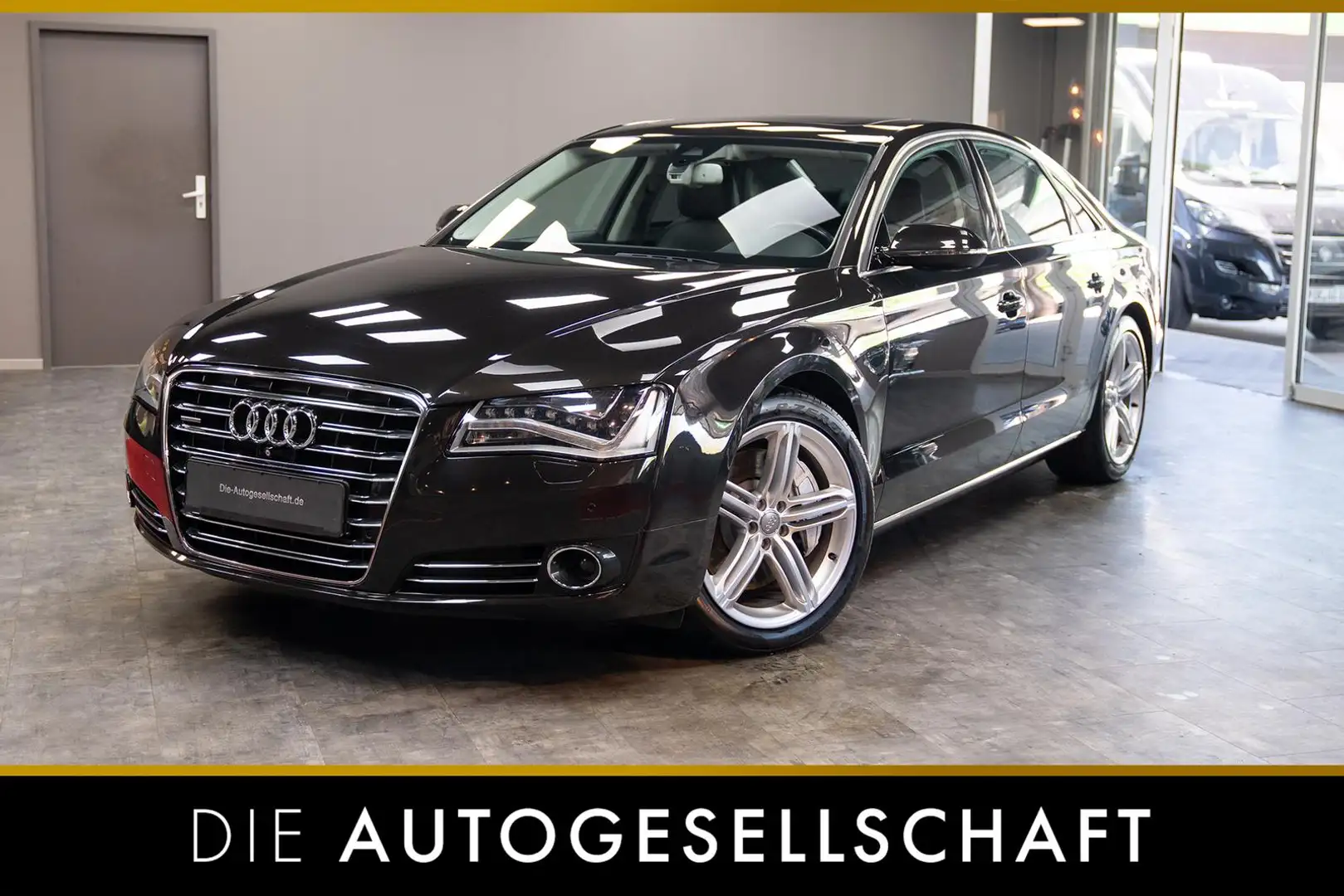 Audi A8 4.2TDI*LED*NATURLEDER*ACC*STHZG*2.HD* Schwarz - 1