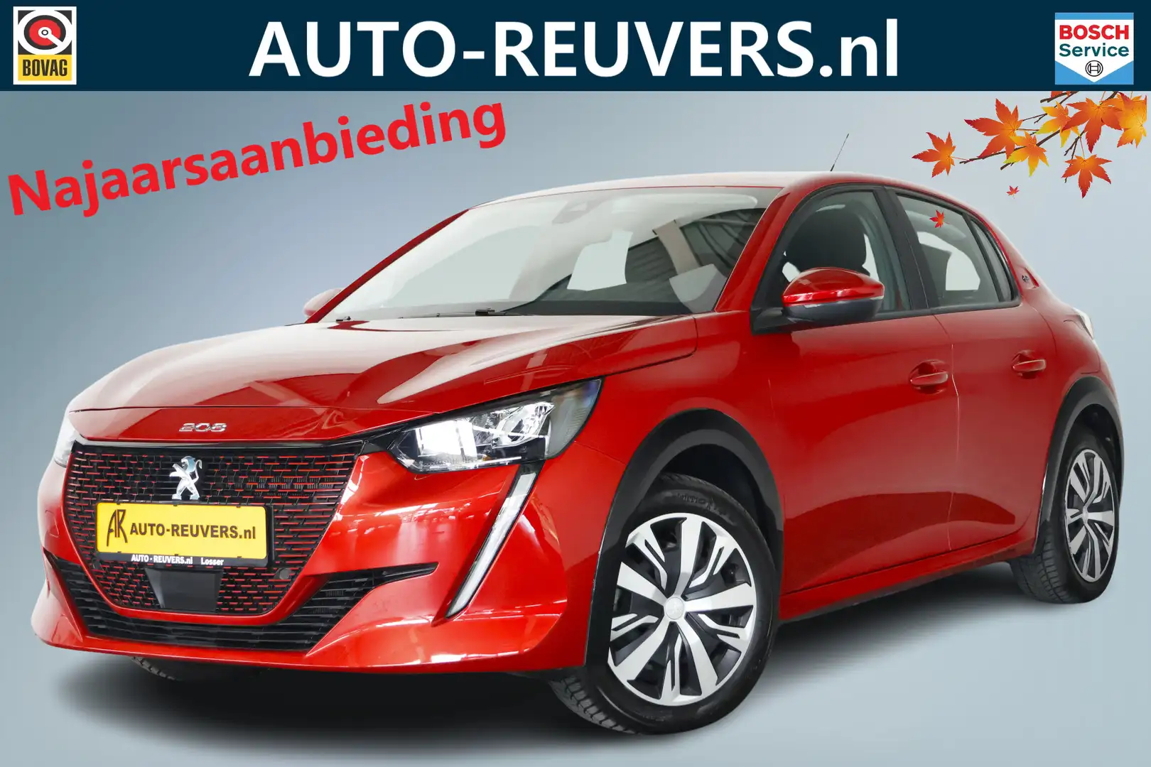 Peugeot e-208 EV Active 50 kWh / Navi / Carplay / LED / DAB Rojo - 1