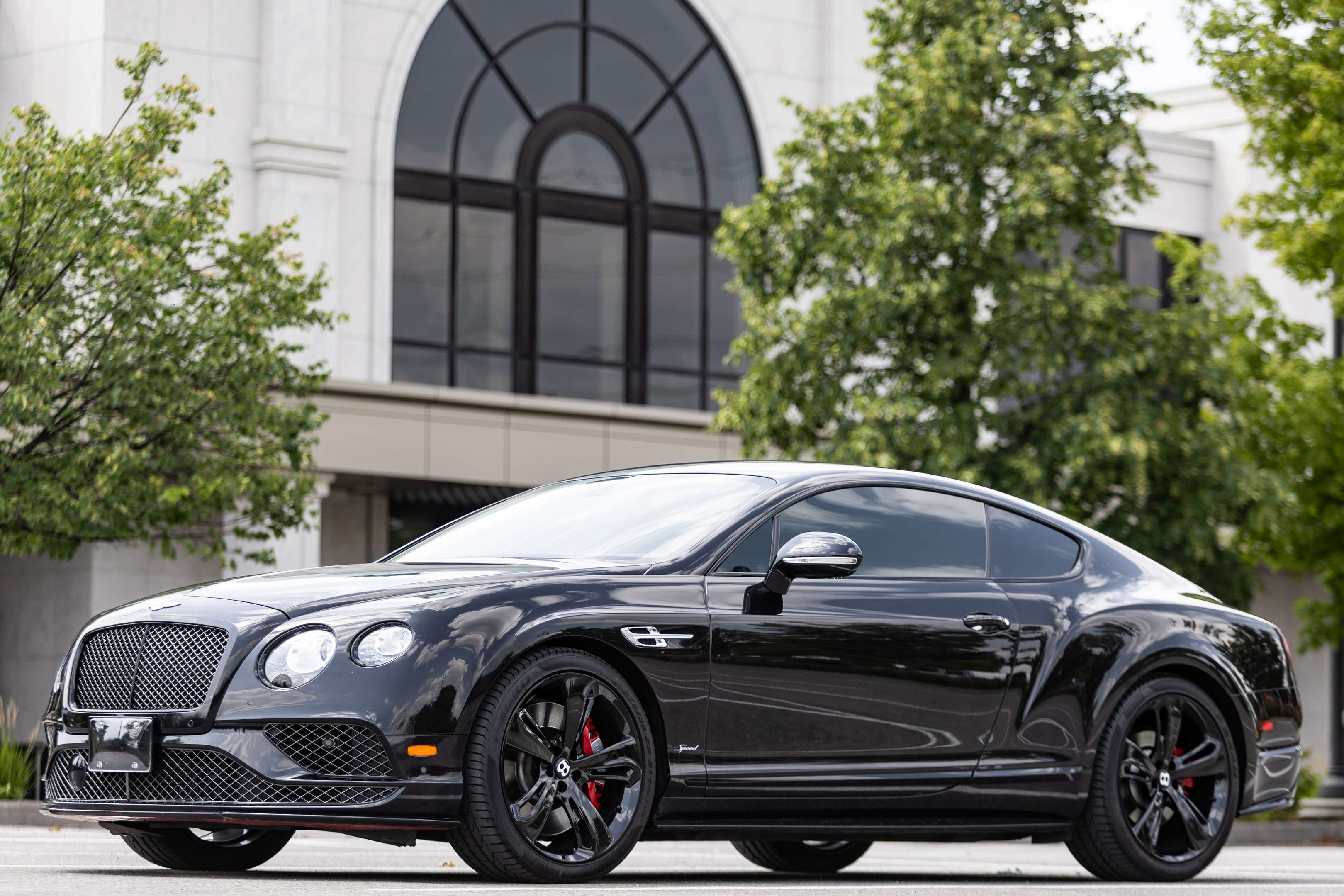 2017 Bentley Continental 6.0L W12  Speed Black Edition,  AWD Coupe.  35,267