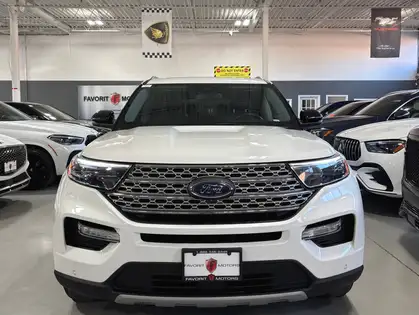 White 2022 Ford Explorer SUV / Crossover All-Wheel Drive Automatic