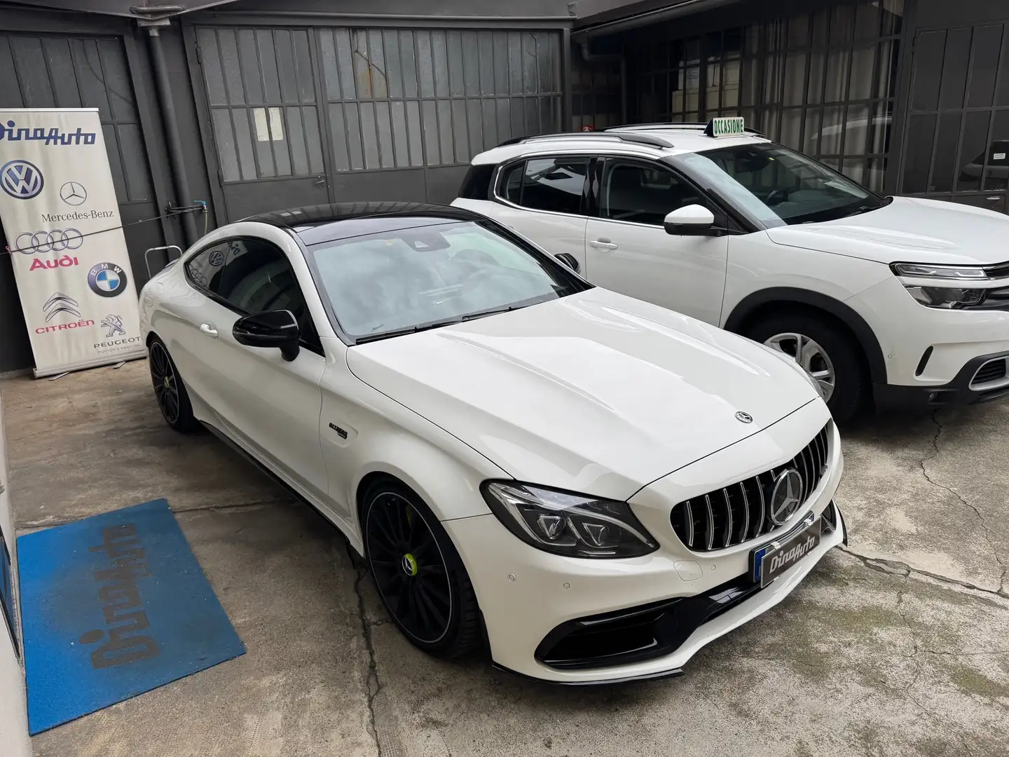 Mercedes-Benz C 43 AMG C Coupe AMG 43 4matic auto Bianco - 2