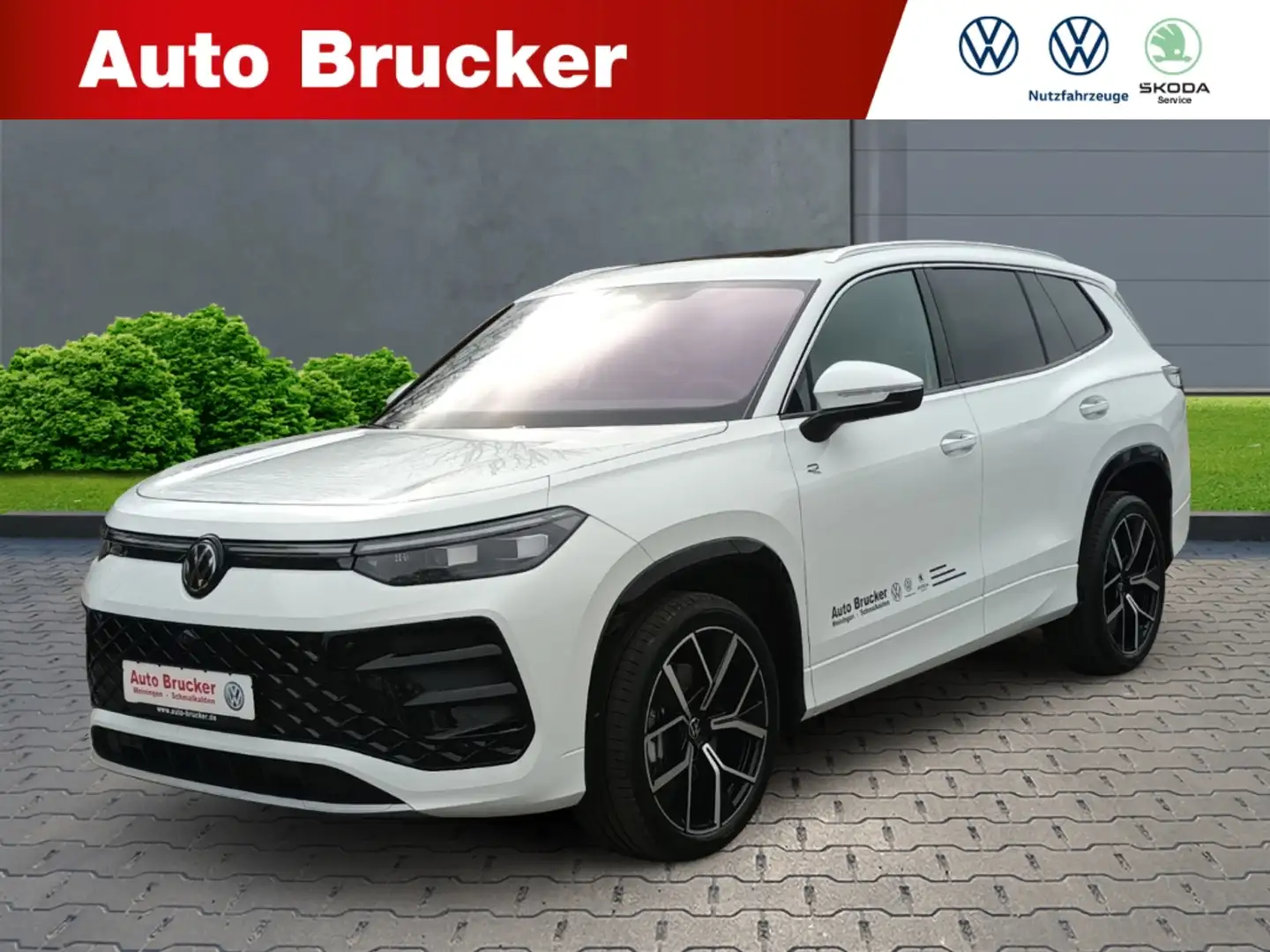 Volkswagen Tayron 2.0 TDI 4Motion R-Line+Anhängerkupplung+Soundsyste Weiß - 1