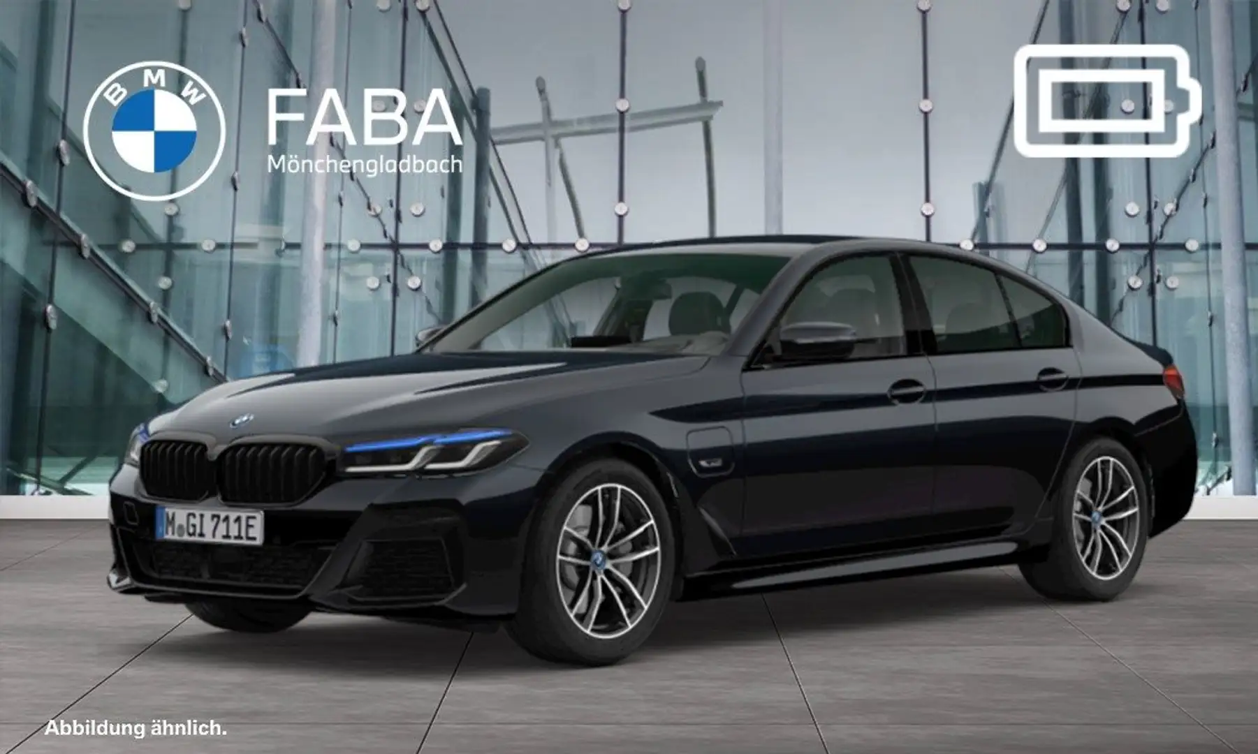 BMW 530 e Limousine M Sportpaket Head-Up HiFi DAB Schwarz - 1