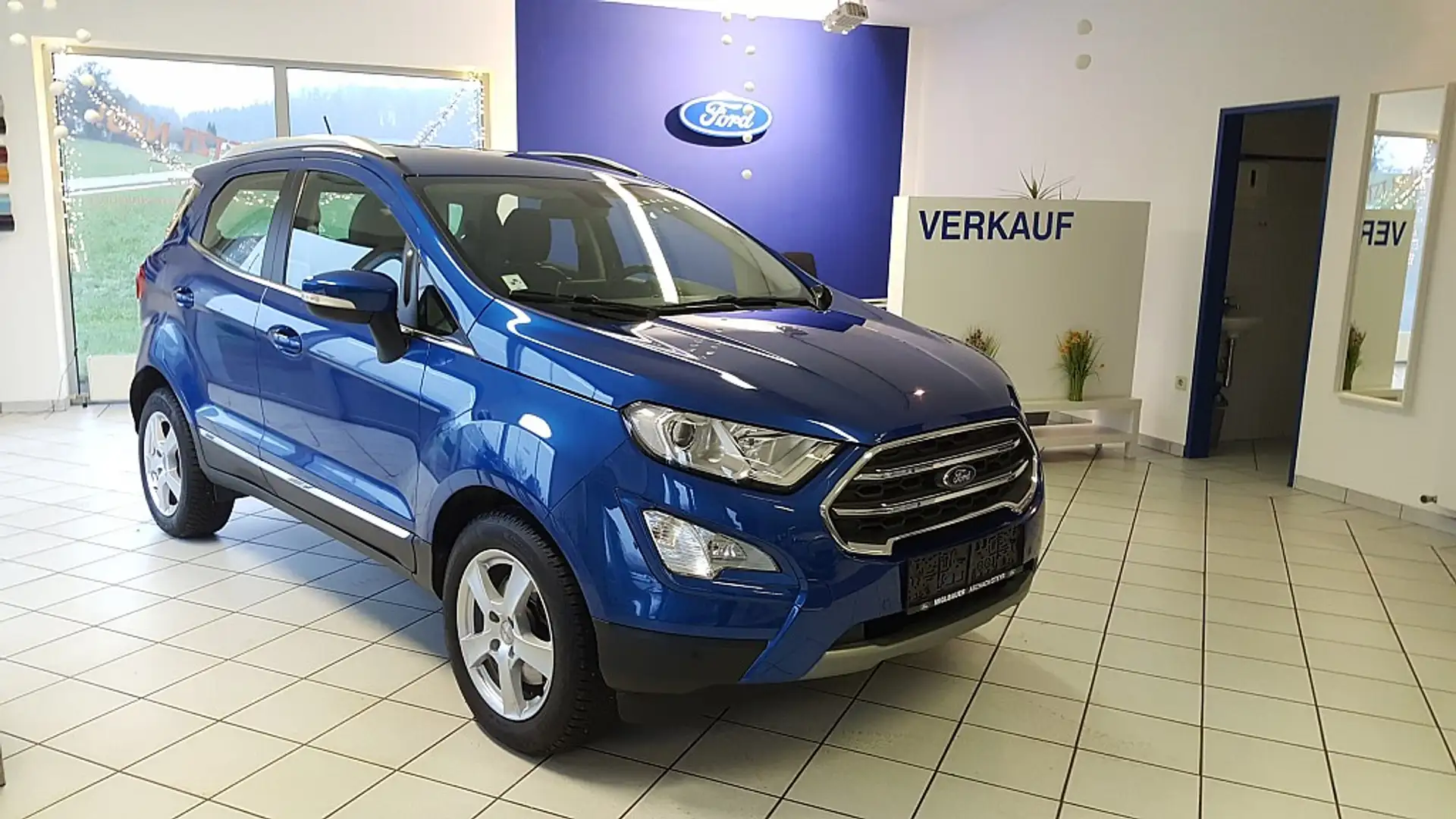 Ford EcoSport 1,0 EcoBoost Titanium Aut. Blau - 1