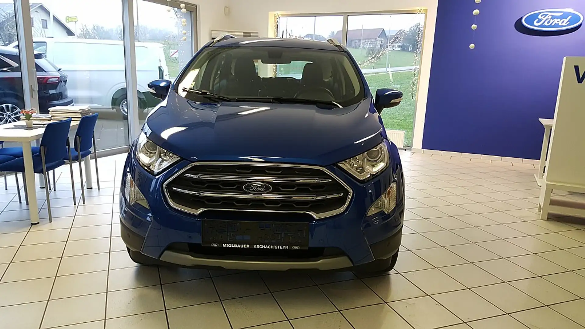 Ford EcoSport 1,0 EcoBoost Titanium Aut. Blau - 2