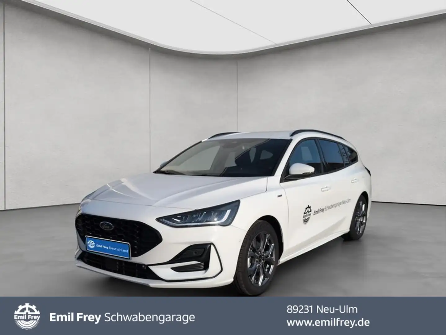 Ford Focus Turnier 1.0 EcoBoost Hybrid ST-LINE Weiß - 1