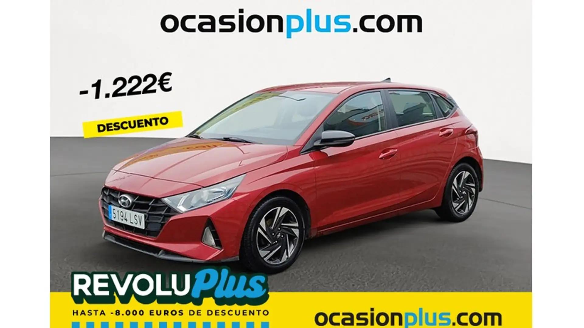Hyundai i20 1.2 MPI SLX Rojo - 1