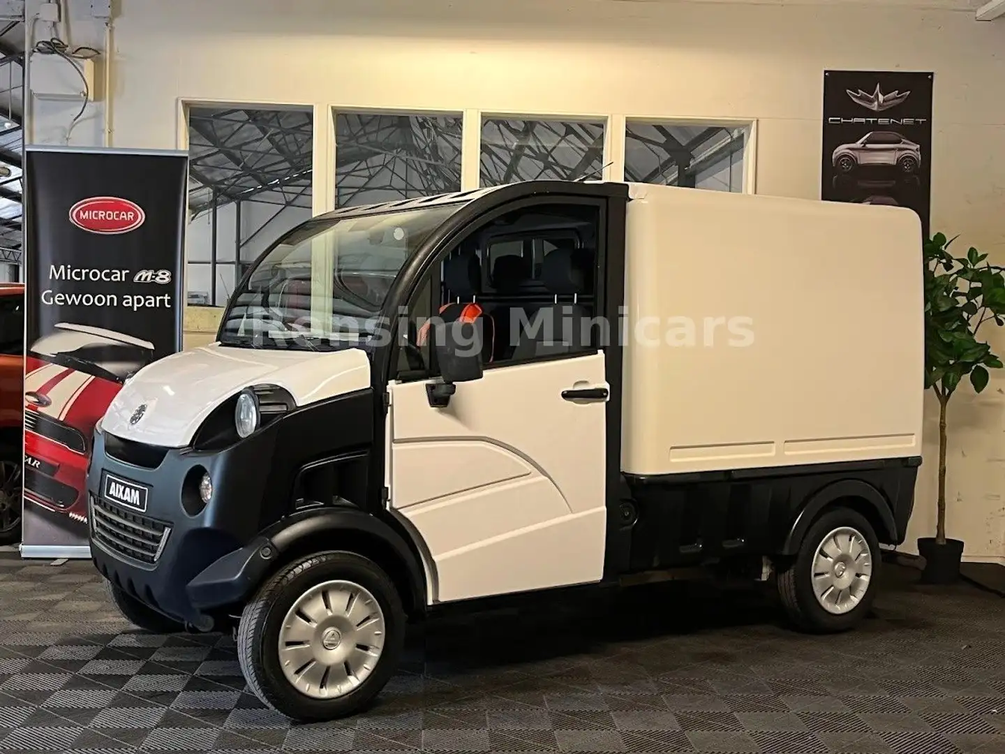 Aixam D-Truck KASTENWAGEN LONG XXL Mopedauto Microcar Bílá - 1