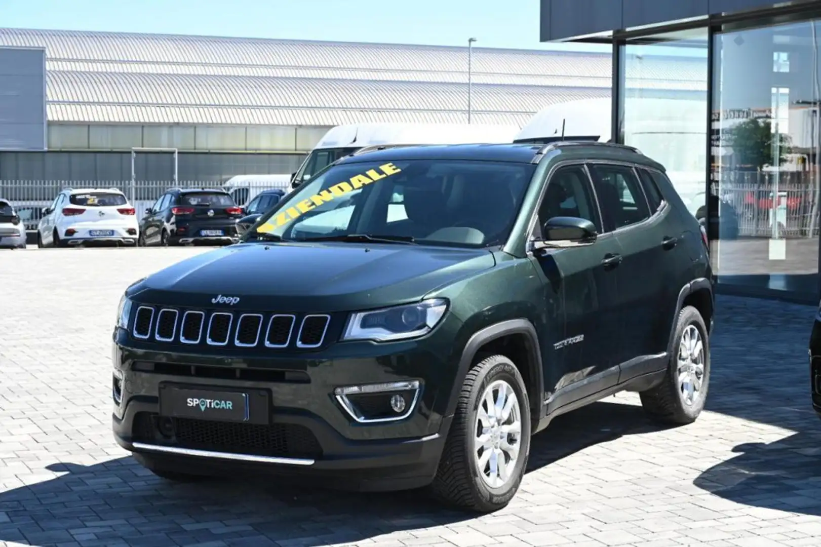 Jeep Compass 1.3 Turbo T4 190 CV PHEV AT6 4xe Limited Зелёный - 1