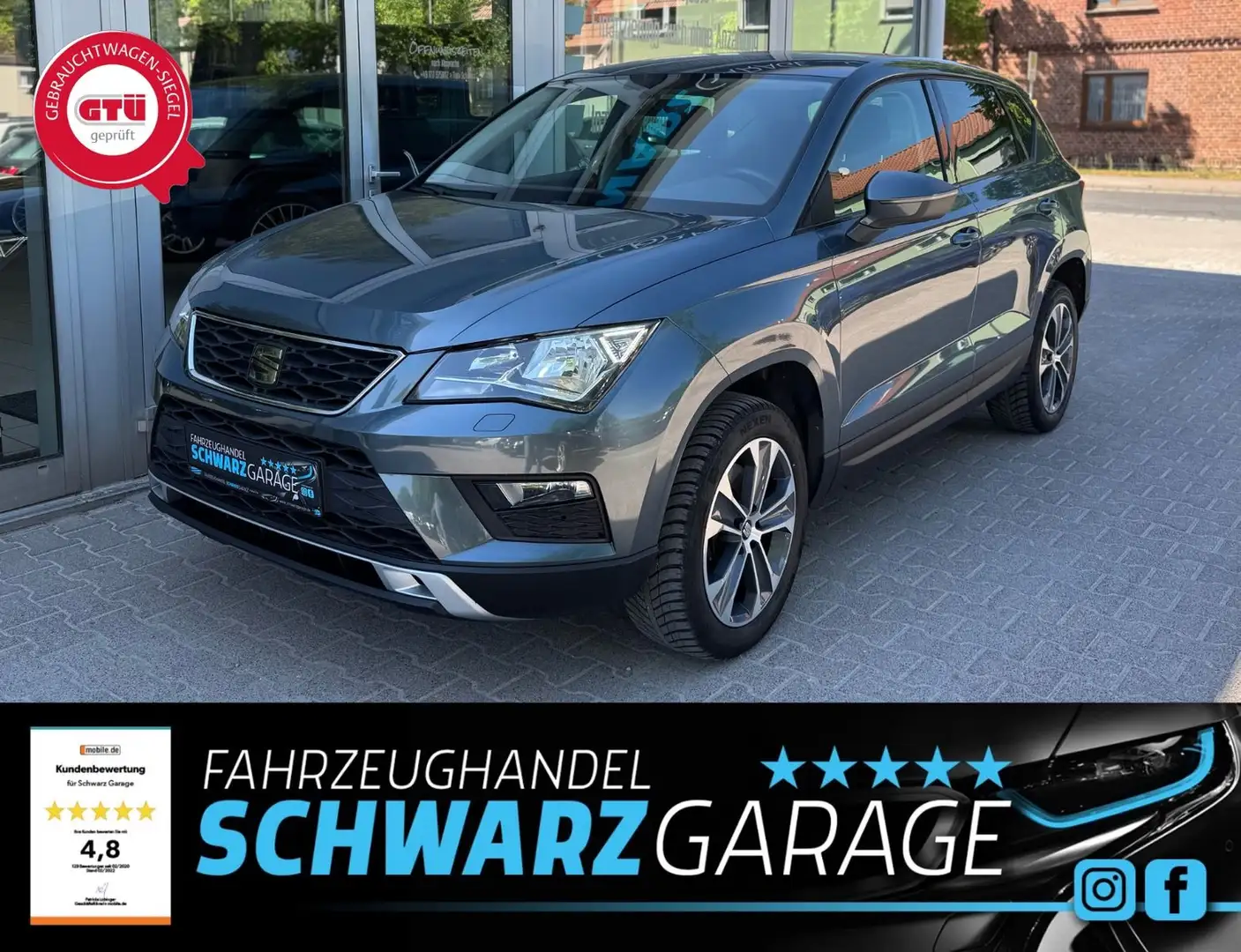 SEAT Ateca Style*PDC*ALLWETTER*TEMPOMAT* Grau - 1