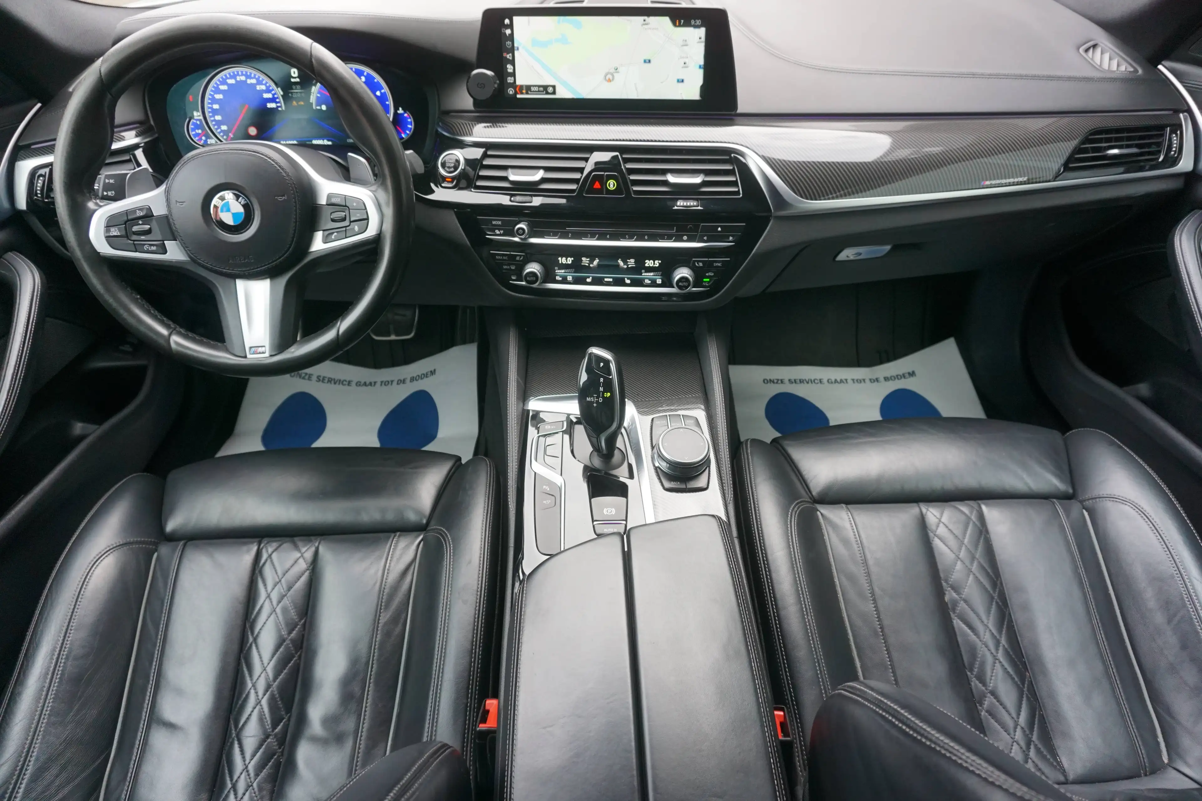 BMW 540 540 dXAS M-Pack-Navi-360°Cam-Keyless-Head-Up-DodeH-Memory-Carplay-Leder — photo 9