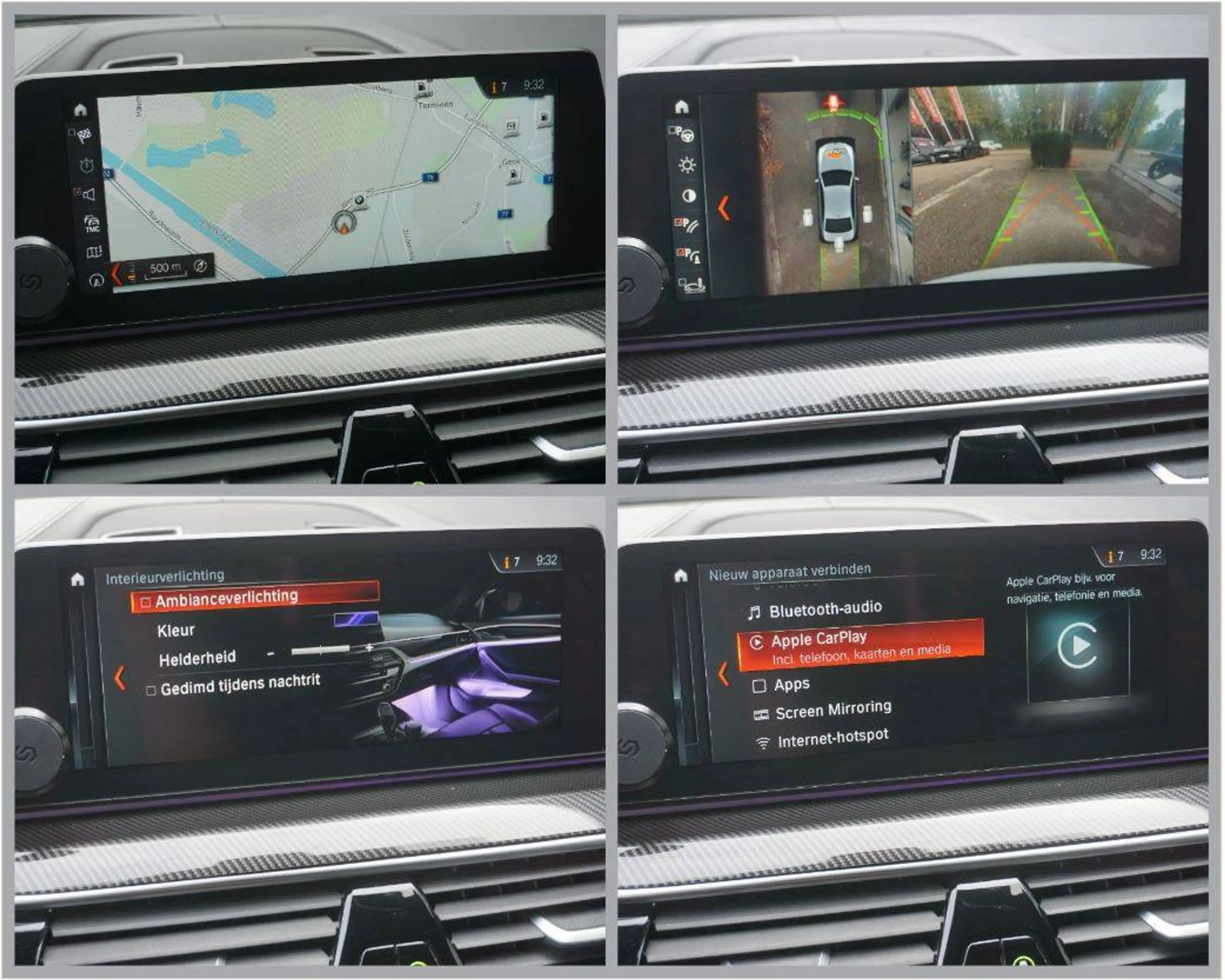 BMW 540 540 dXAS M-Pack-Navi-360°Cam-Keyless-Head-Up-DodeH-Memory-Carplay-Leder — photo 12