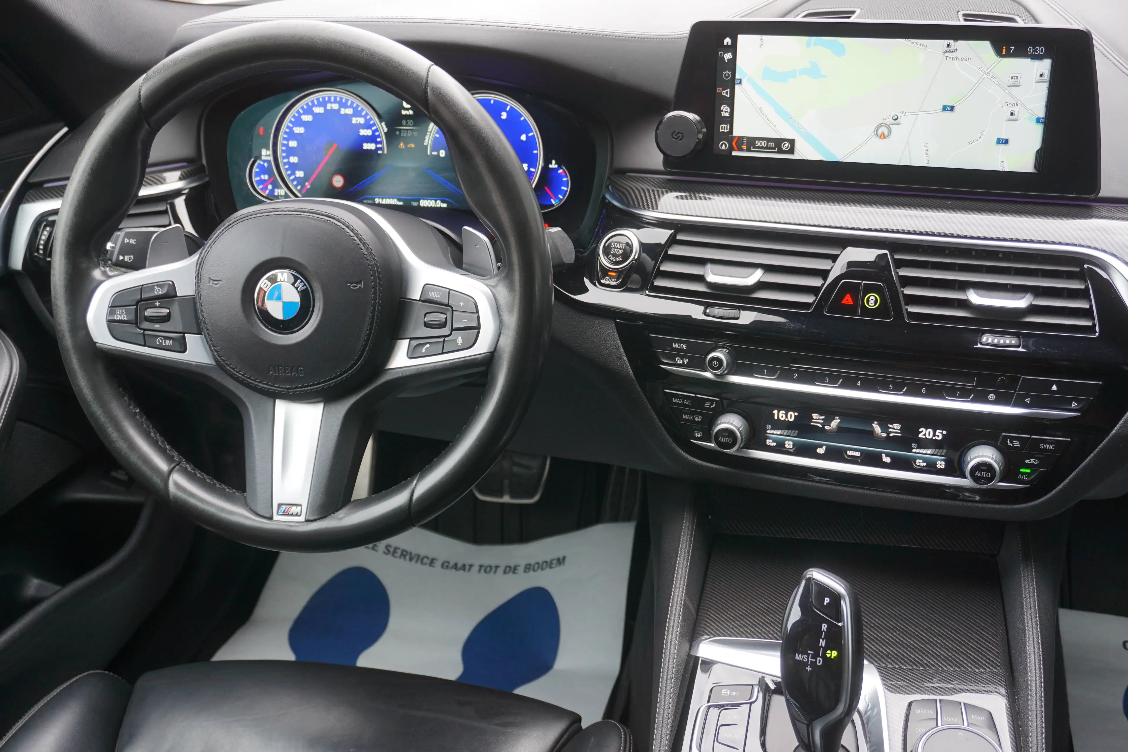 BMW 540 540 dXAS M-Pack-Navi-360°Cam-Keyless-Head-Up-DodeH-Memory-Carplay-Leder — photo 10