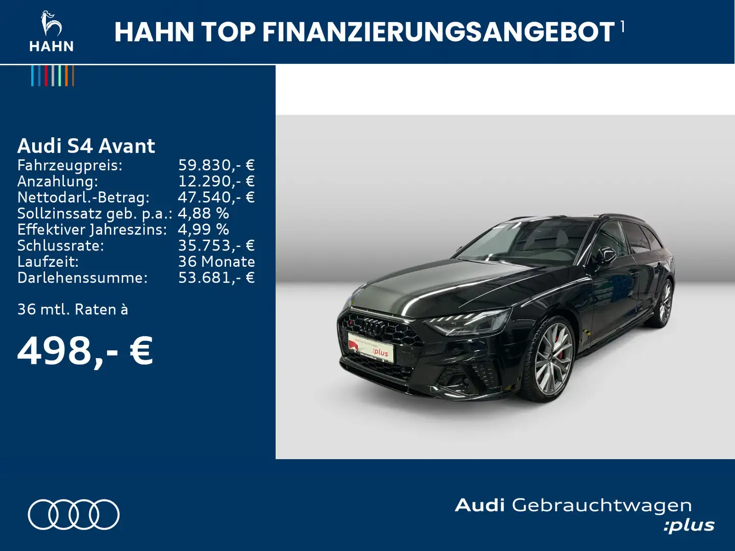 Audi S4 TDI quattro AHK B&O Pano Matrix Virtual Noir - 2