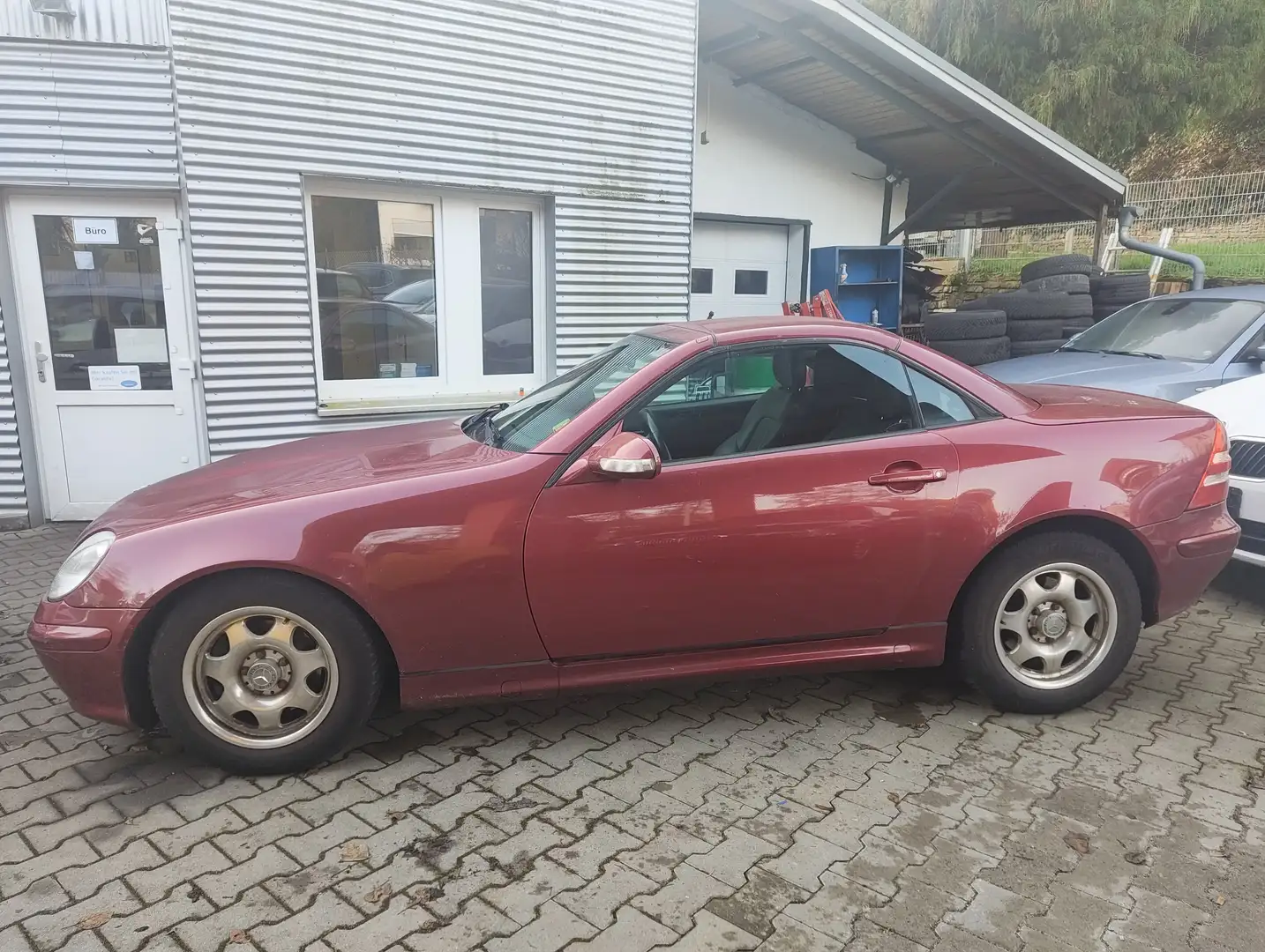 Mercedes-Benz SLK 200 Special Edition Rentner u-frei Leder SHZ Tuv 7/26 Rouge - 2