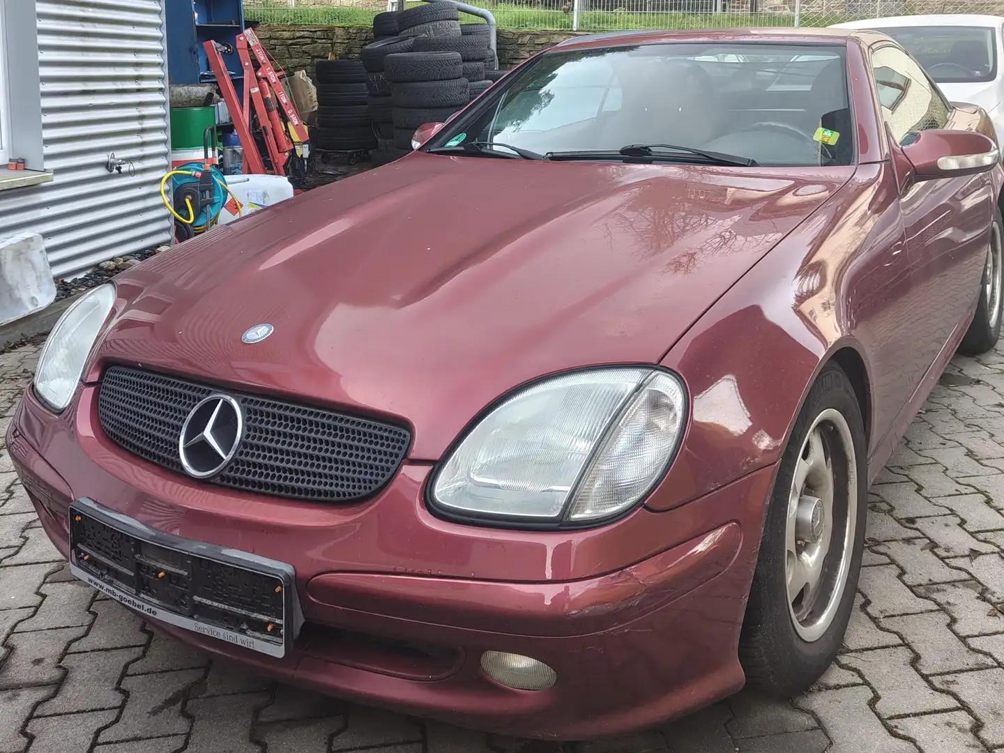 Mercedes-Benz SLK 200 Special Edition Rentner u-frei Leder SHZ Tuv 7/26 Rouge - 1