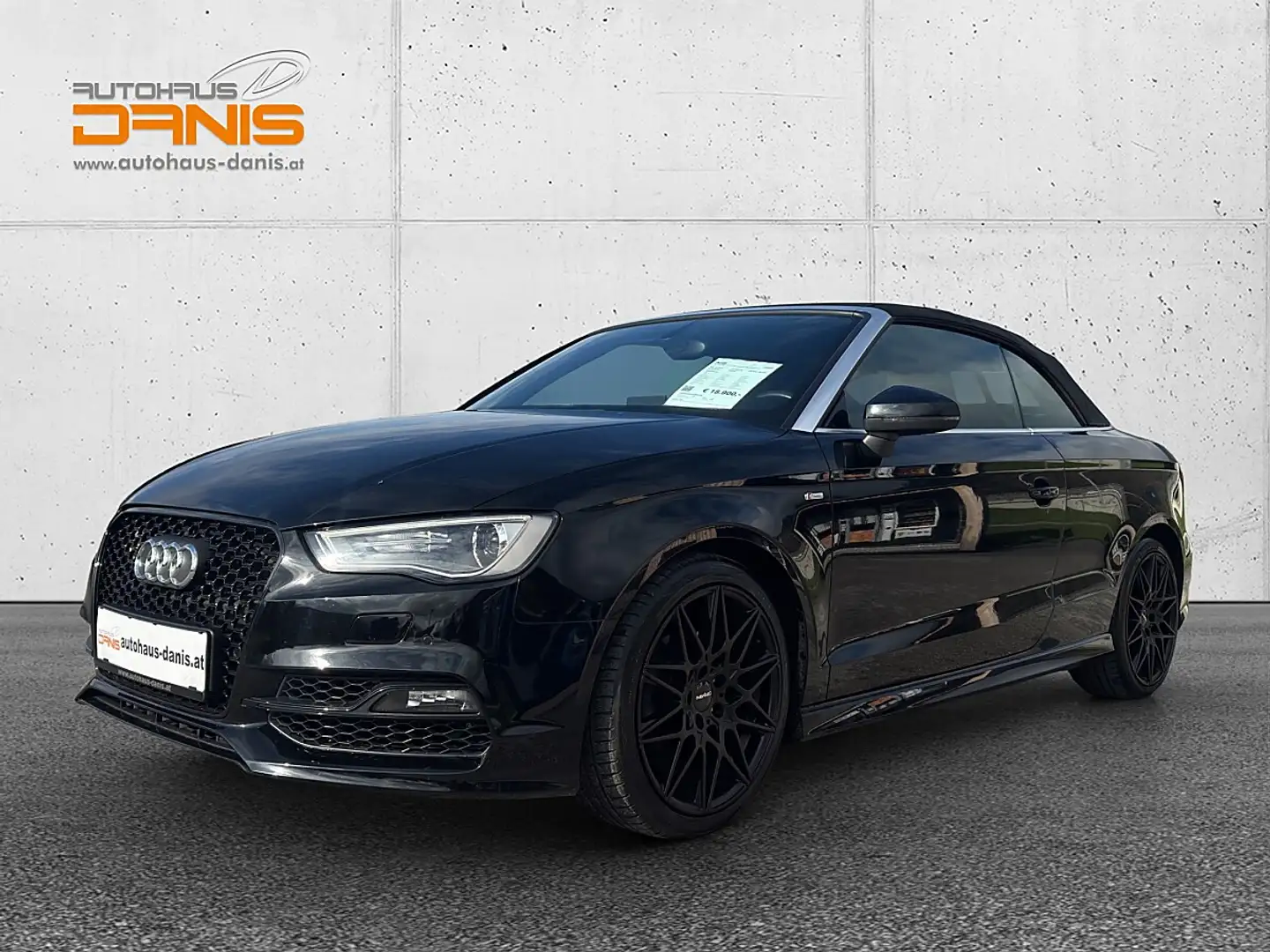 Audi A3 Cabriolet 2,0 TDI S-line Plus Navi/Xenon/B&O/19" Schwarz - 1