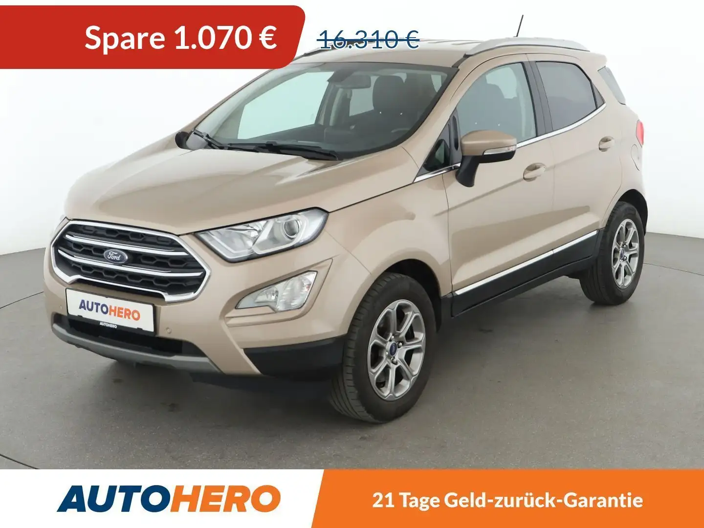 Ford EcoSport 1.5 EcoBlue TDCi Titanium*NAVI*PDC*SHZ* Beige - 1