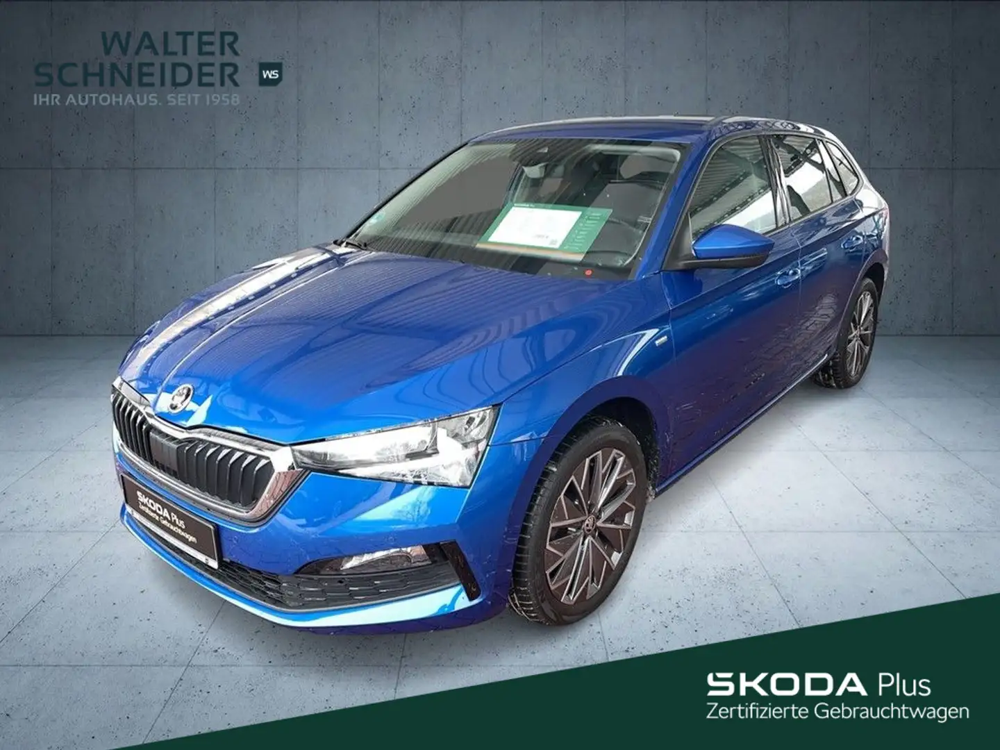 Skoda Scala 1.5 TSI DSG Tour LED SHZ PDC Blau - 1